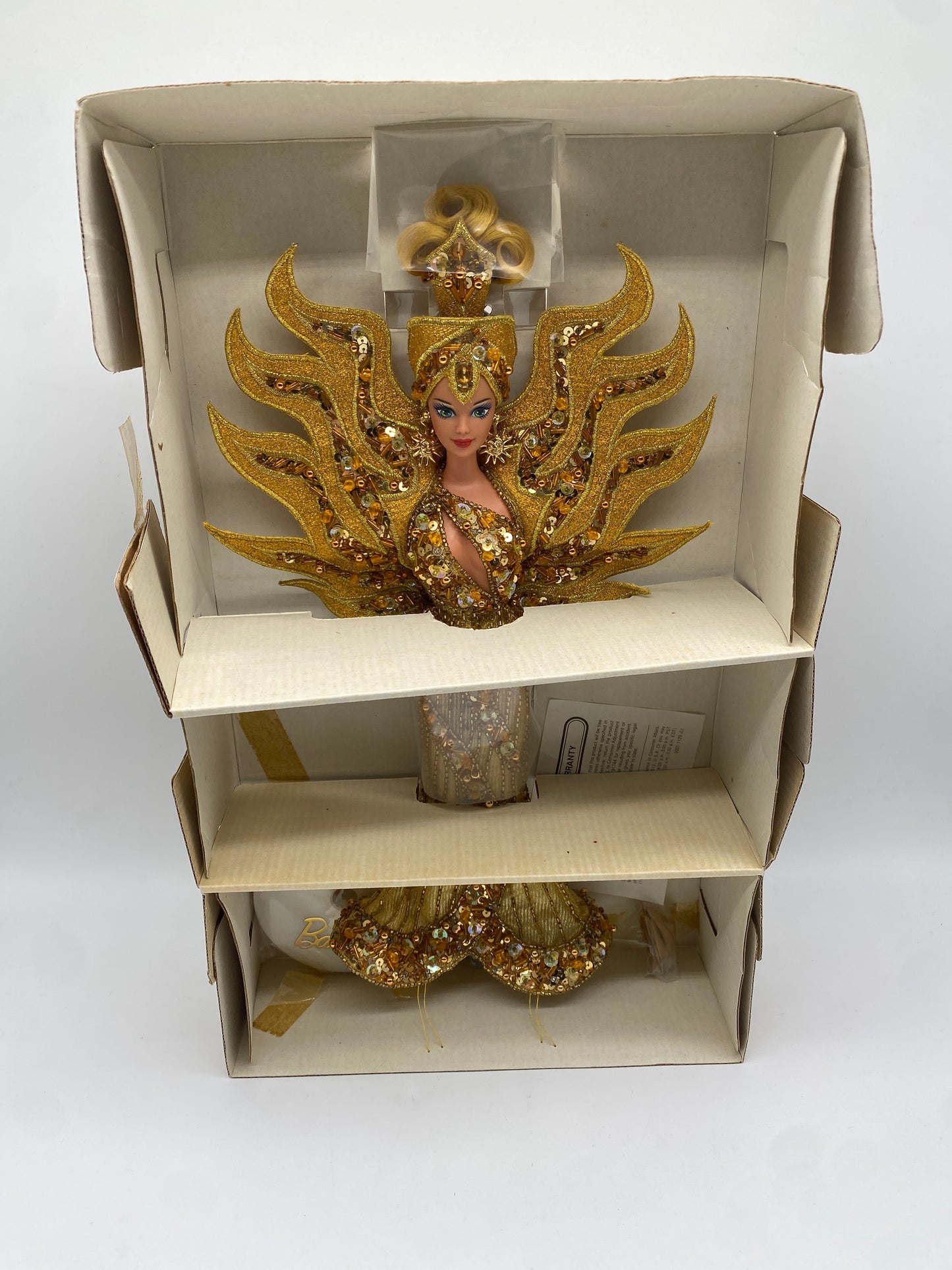 Mattel Barbie Doll 1995 Bob Mackie Goddess of the Sun Barbie