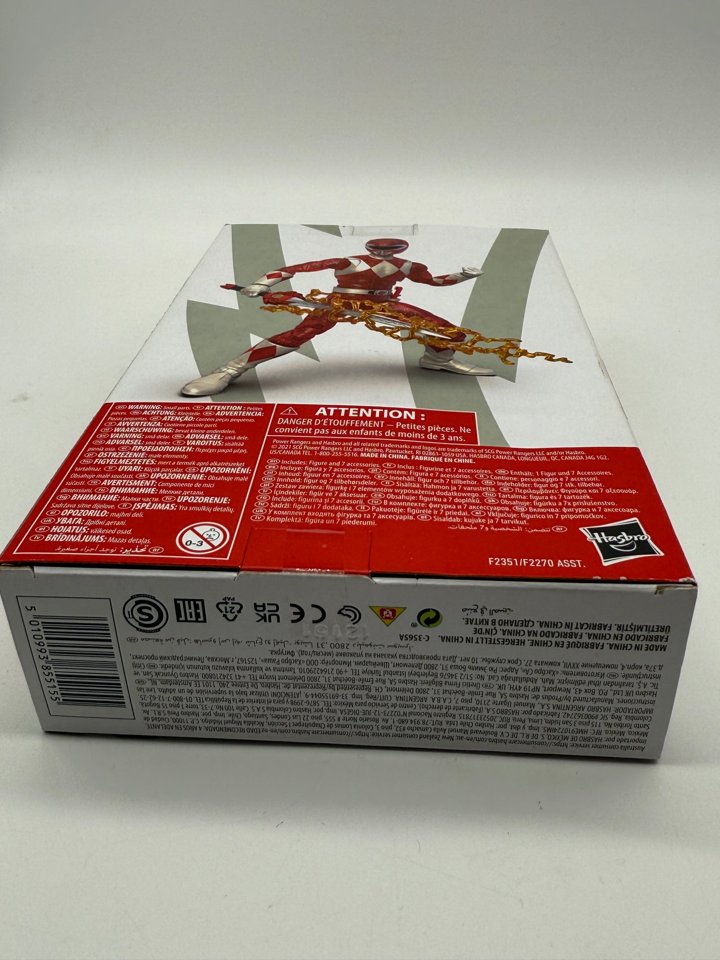 Power Rangers Mighty Morphin "Metallic" Red Ranger 2021 Hasbro