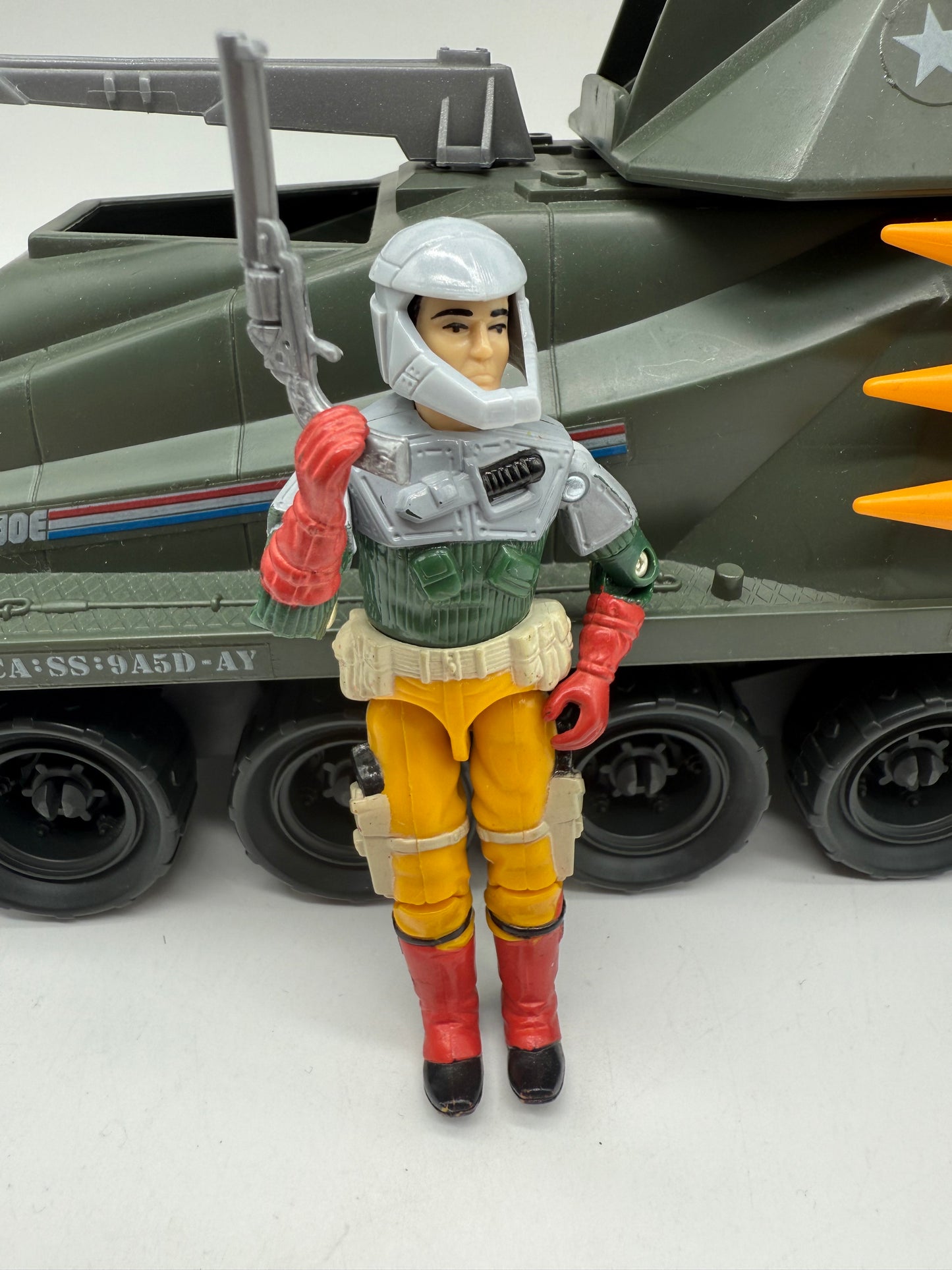 Vintage G.I. Joe Persuader with Backstop 1987 Hasbro