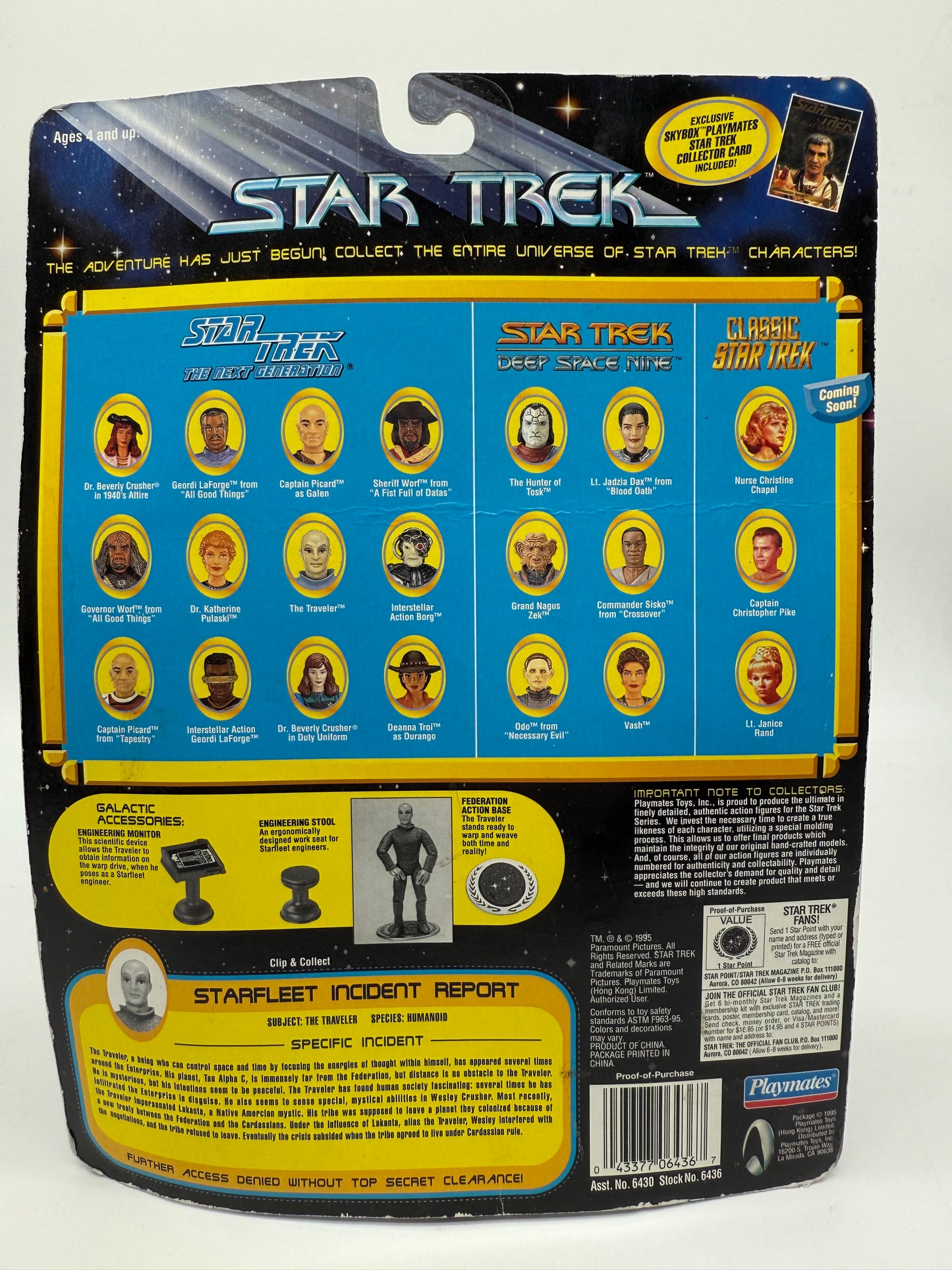 Star Trek The Traveler 1995 Playmates