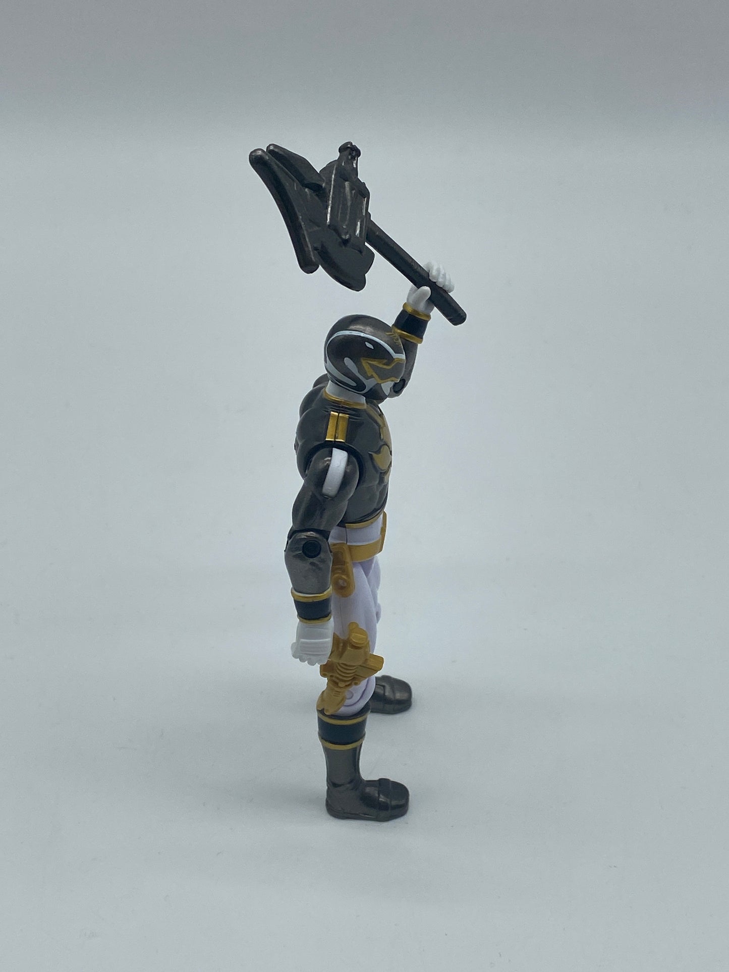 Bandai Power Rangers Megaforce Metallic Black Ranger Action Figure