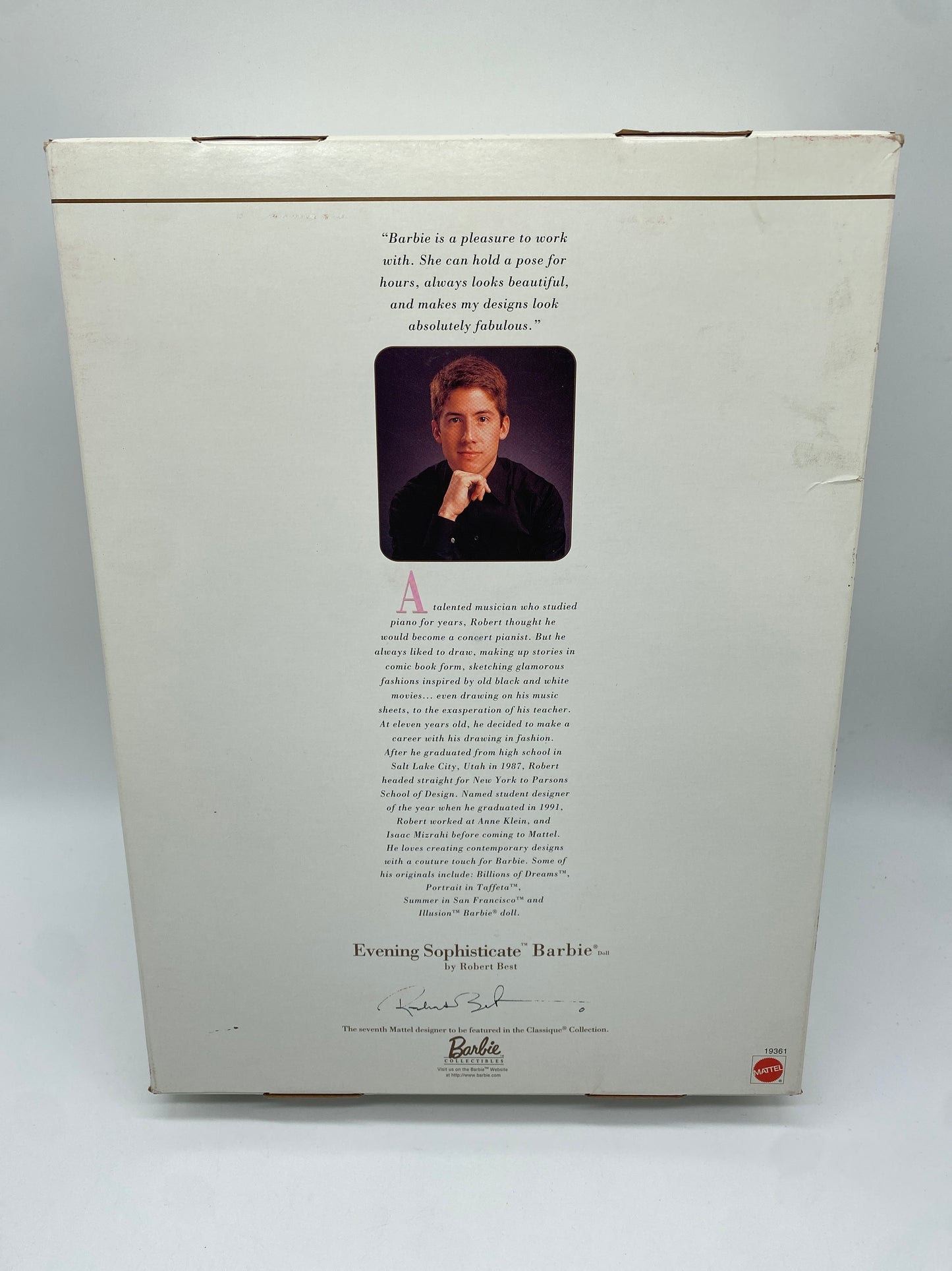 Mattel Barbie Doll 1997 Collector Edition Classique Collection Evening Sophisticate Barbie