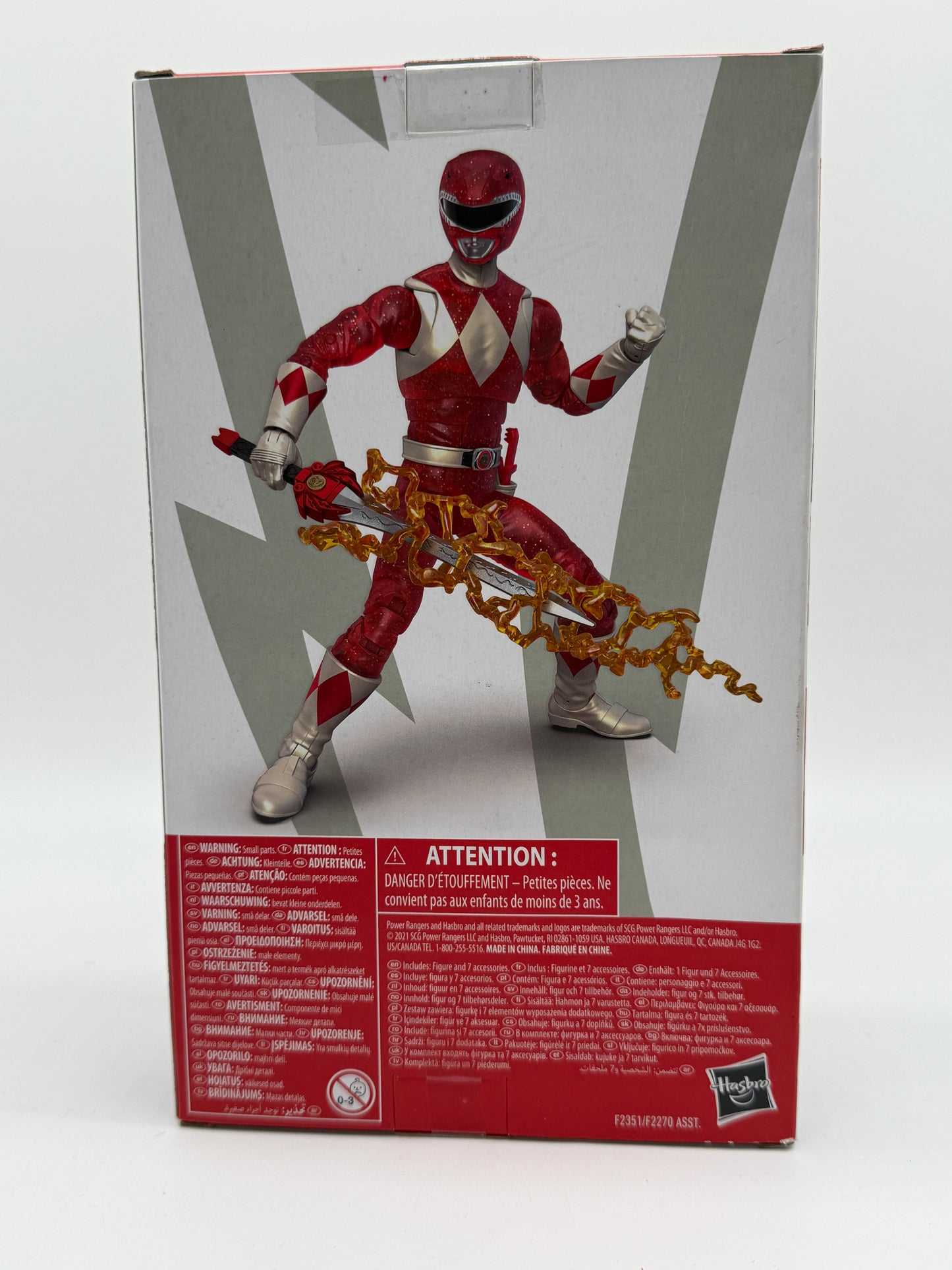 Power Rangers Mighty Morphin "Metallic" Red Ranger 2021 Hasbro