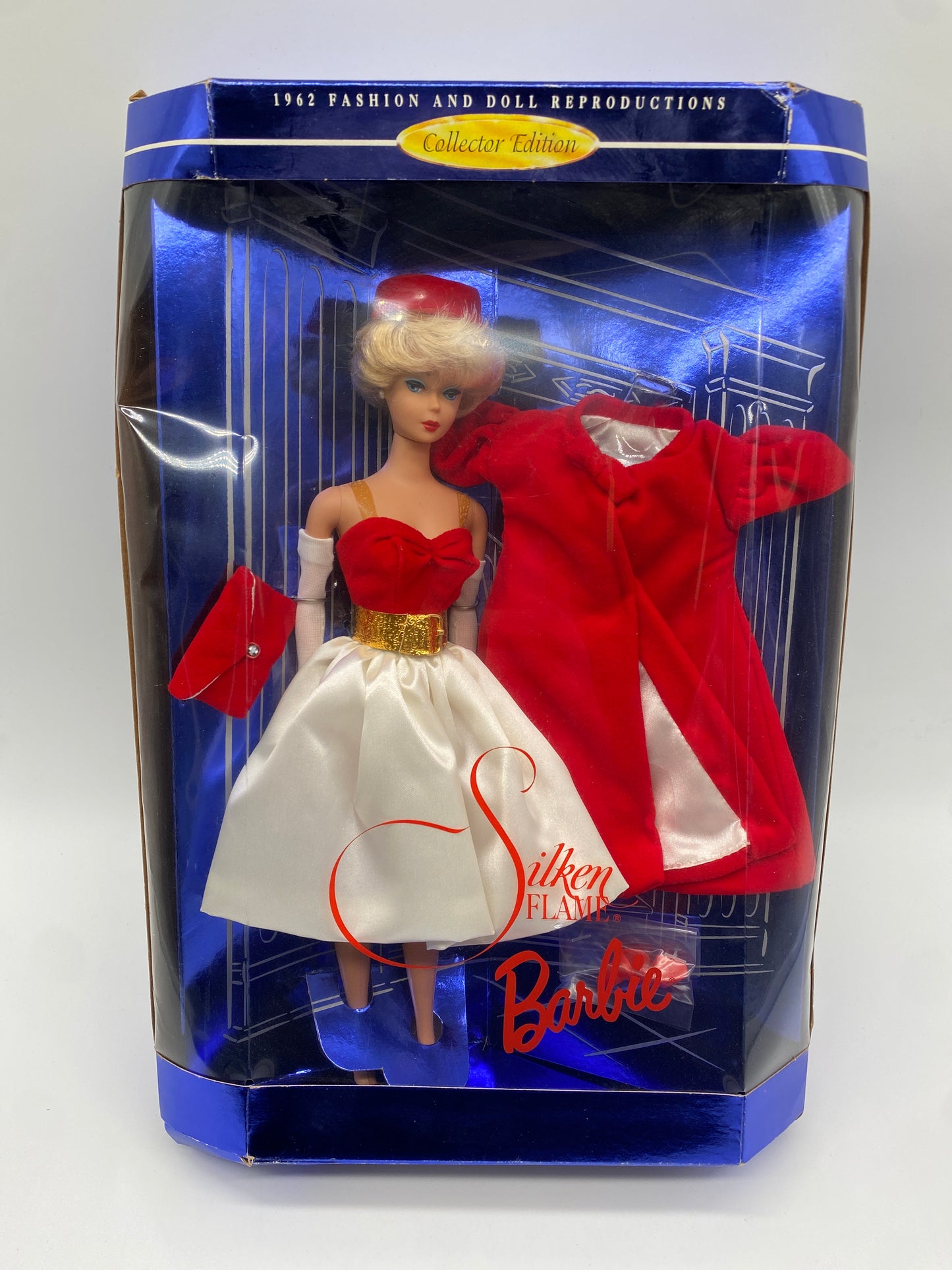 Mattel 1997 Collector Edition Barbie Doll 1962 Fashion and Doll Reproductions Silken Flame Barbie