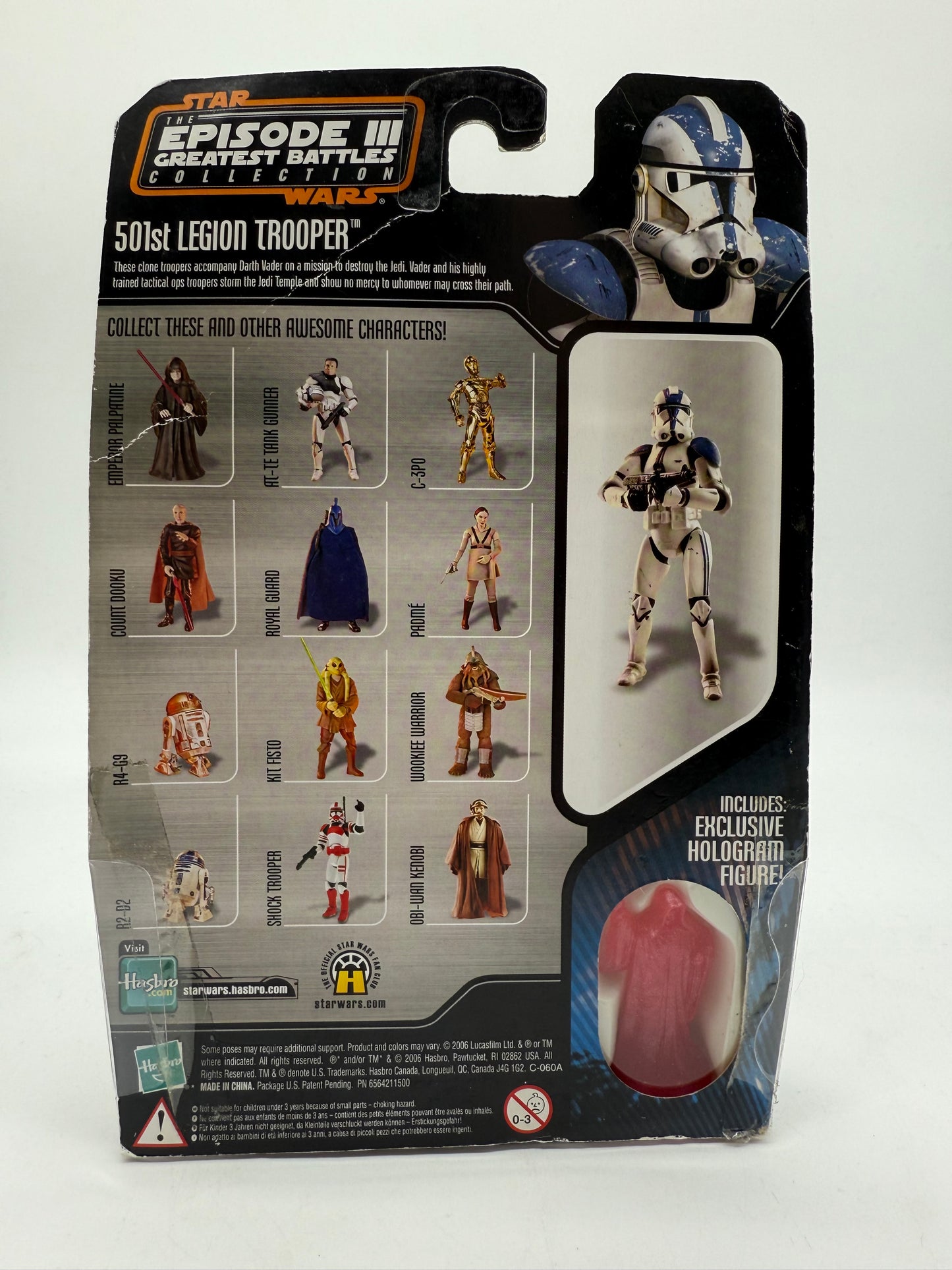Star Wars 501st Legion Trooper 2006 Hasbro