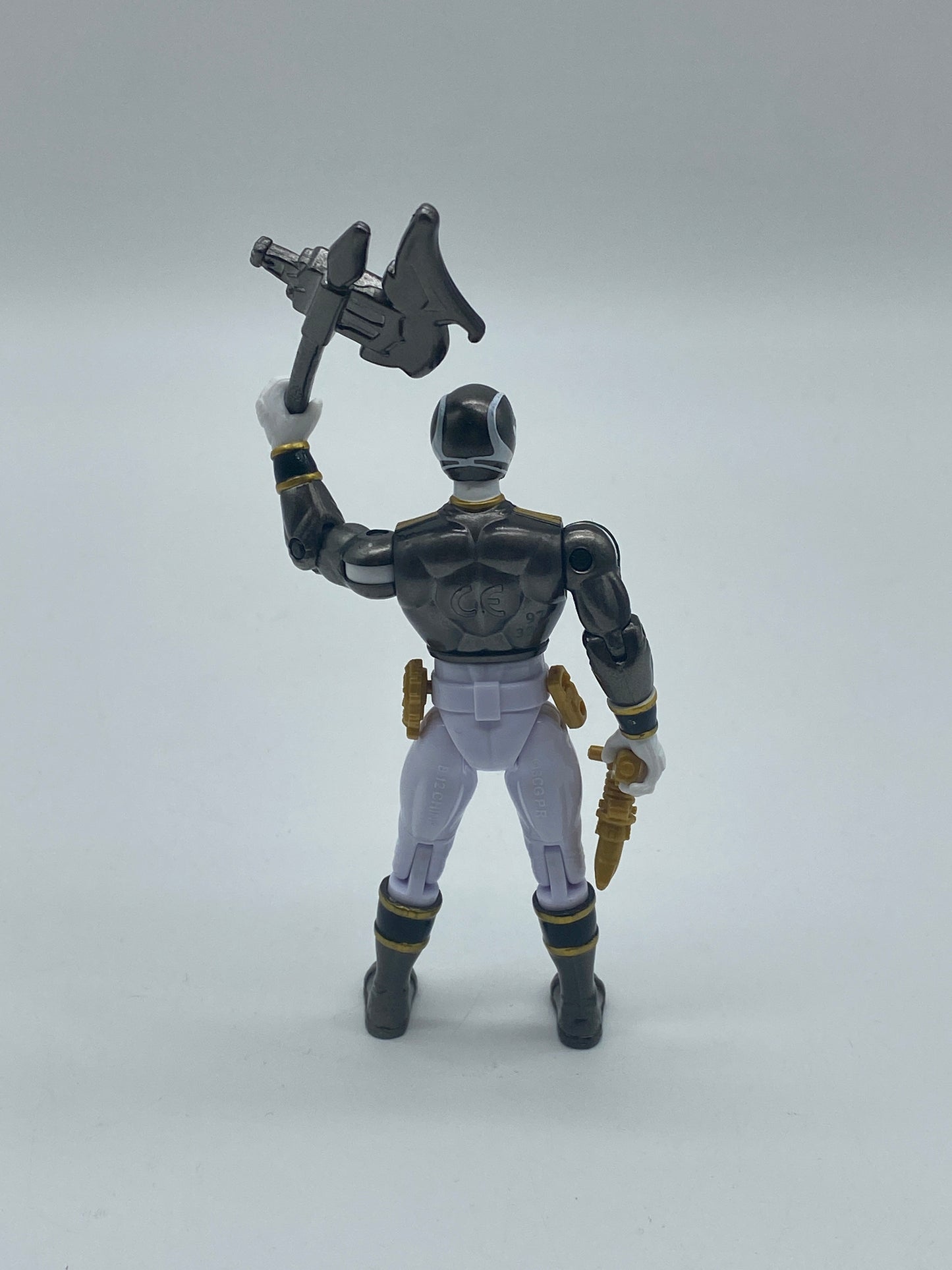 Bandai Power Rangers Megaforce Metallic Black Ranger Action Figure