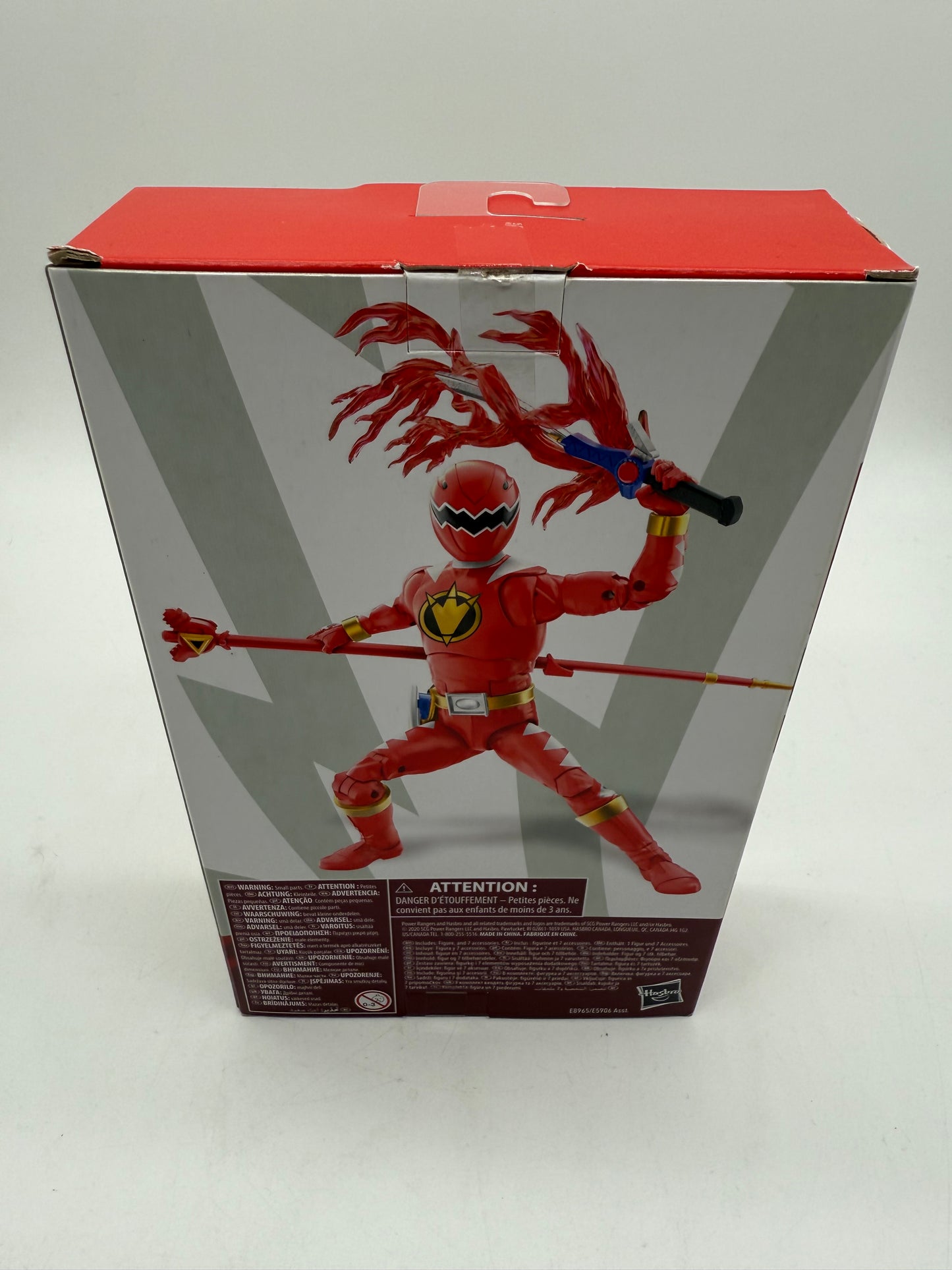 Power Rangers Lightning Dino Thunder Red Ranger 2020 Hasbro