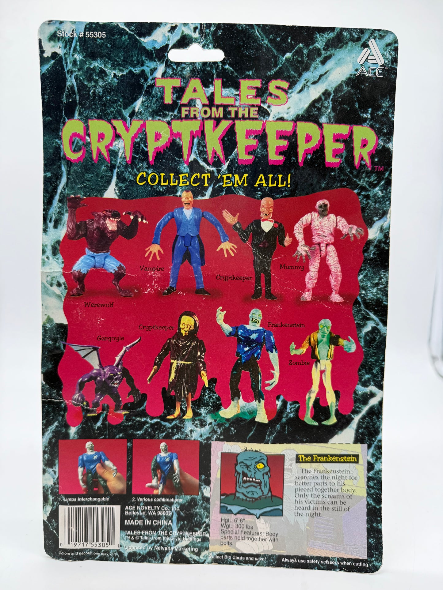 Tales From The Cryptkeeper The Frankenstein 1993 Ace Novelty