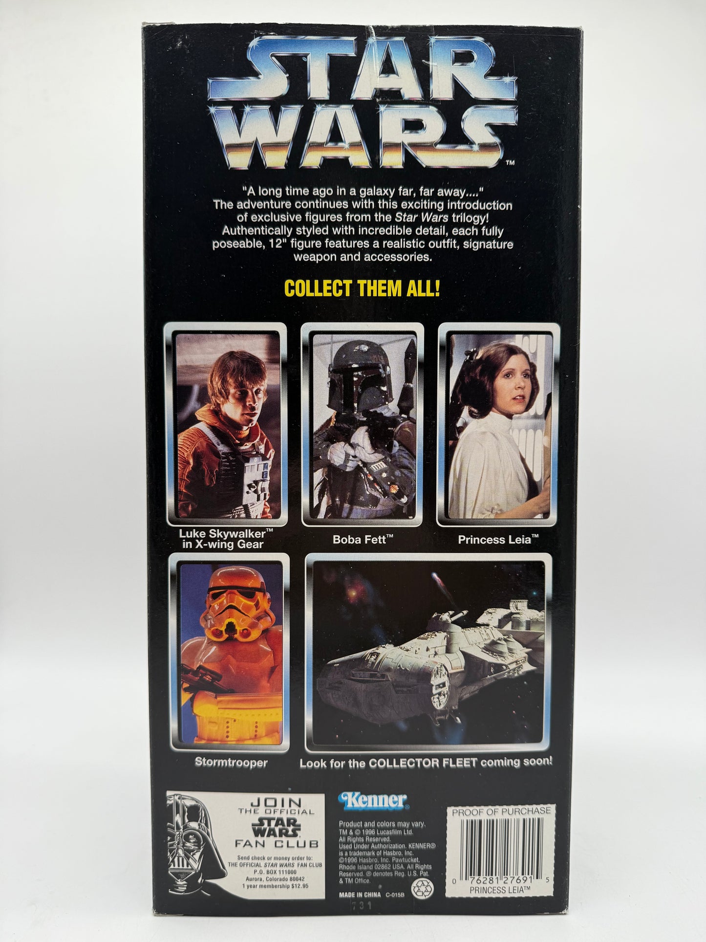 Hasbro 1996 Star Wars Collector Series Princess Leia