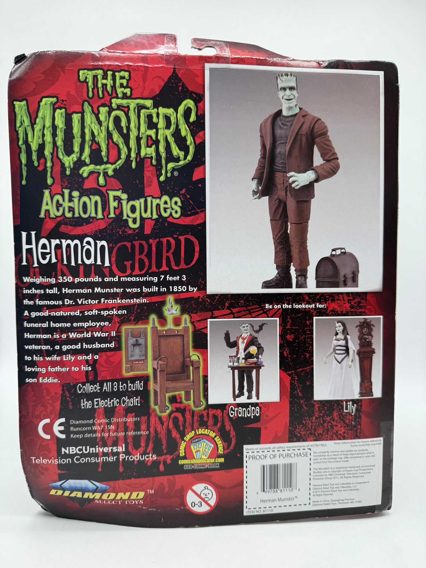 The Monsters Herman 2011 Diamond Select Toys
