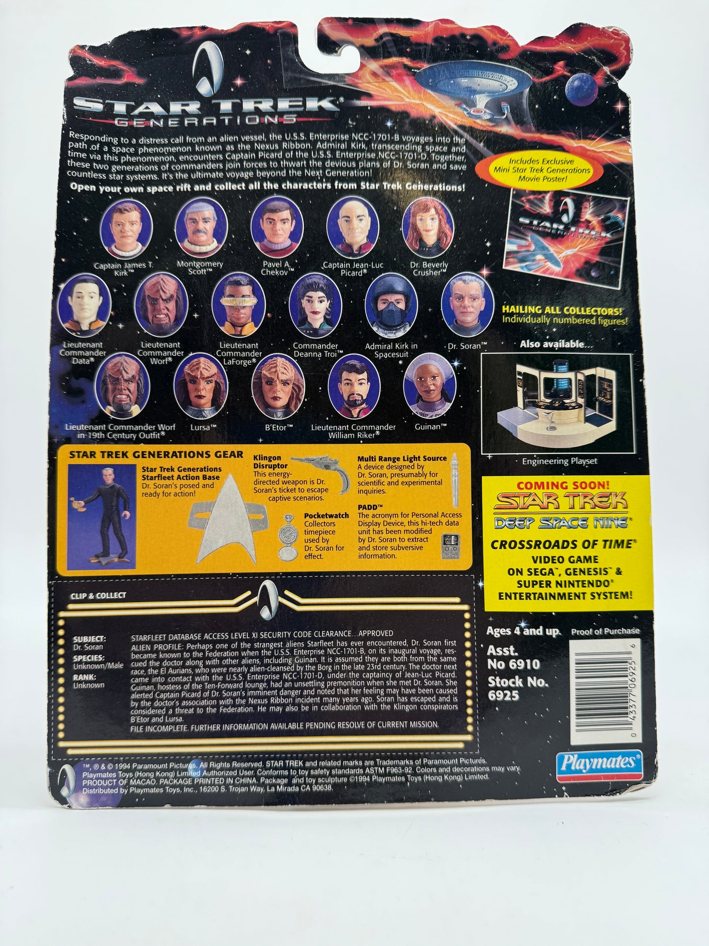 Star Trek Dr.Soran 1994 Playmates