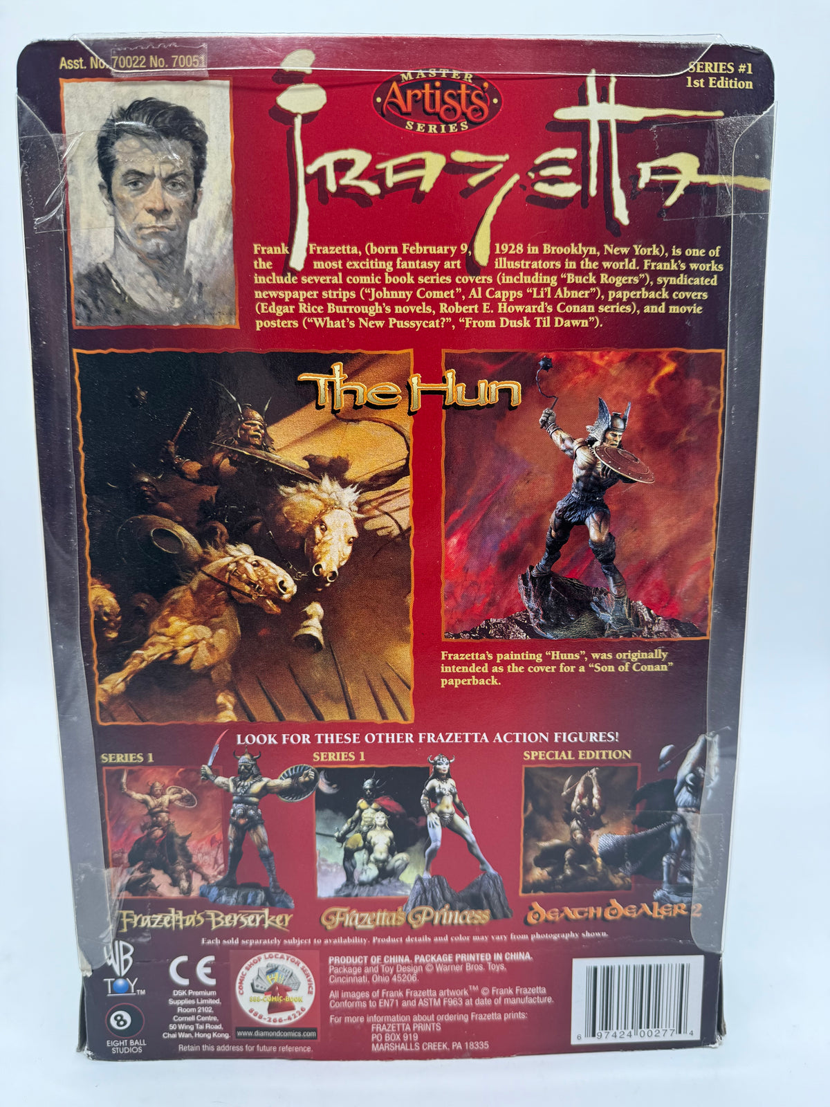 Master Artists Series Frazetta The Hun 1999 Eight Ball Studios, photo 4 of 4