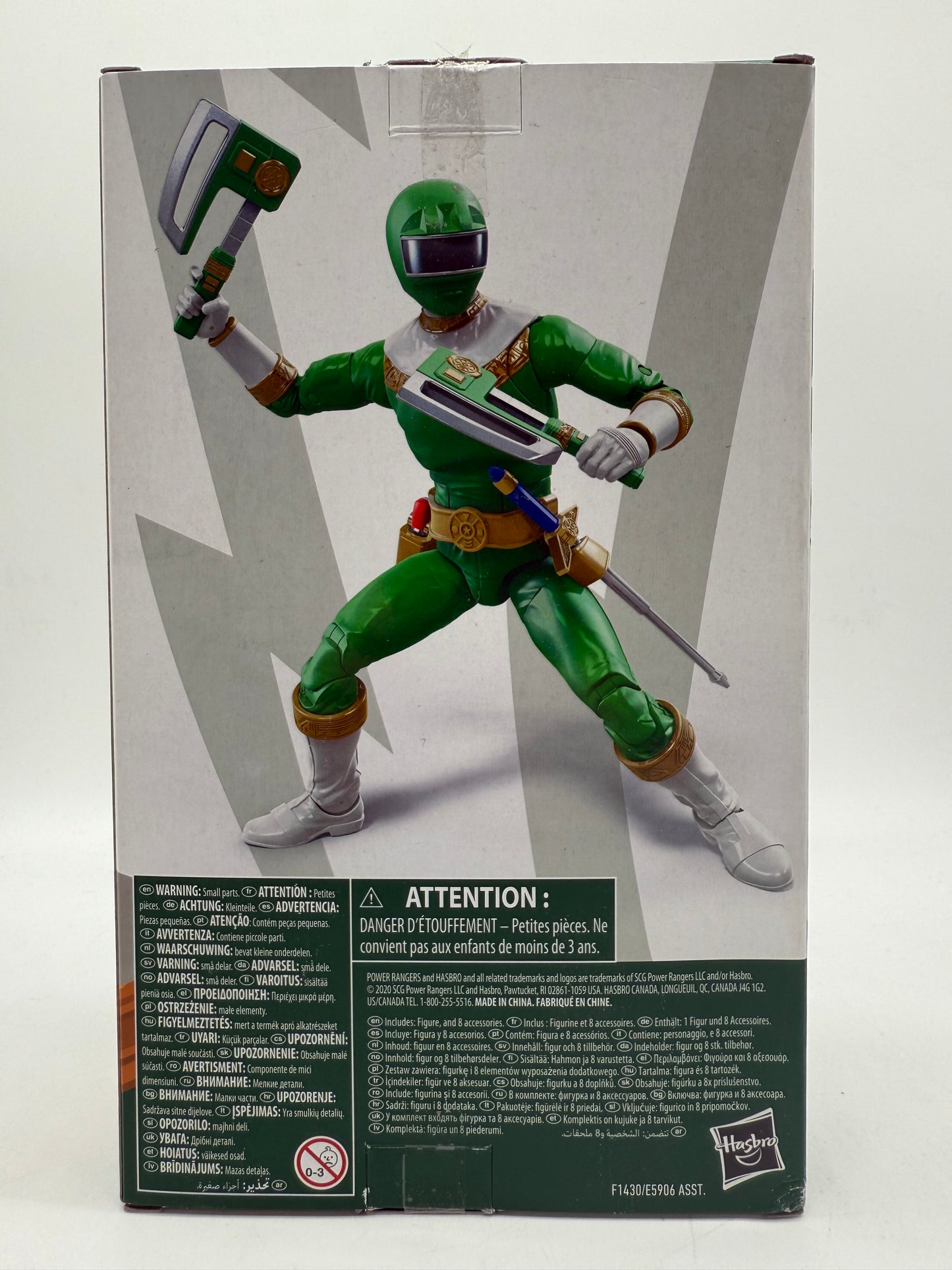 Power Rangers Lightning Zeo Green Ranger 2020 Hasbro