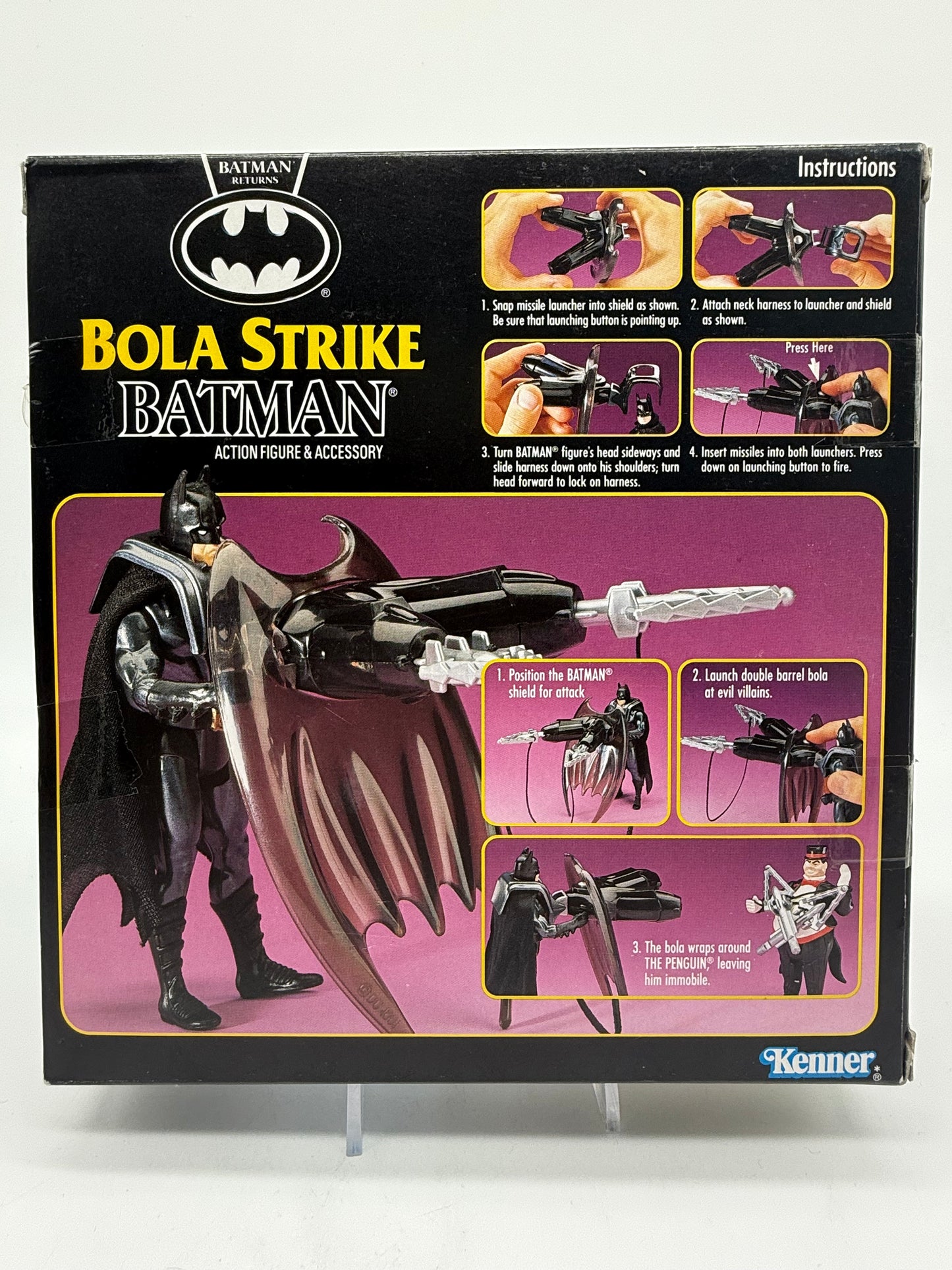 Kenner 1991 Batman Returns Bola Strike Batman Toys"R"Us Limited Edition