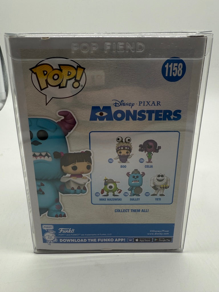 Funko Pop Monsters Inc Sully with Boo (Signed By Mary Gibbs)