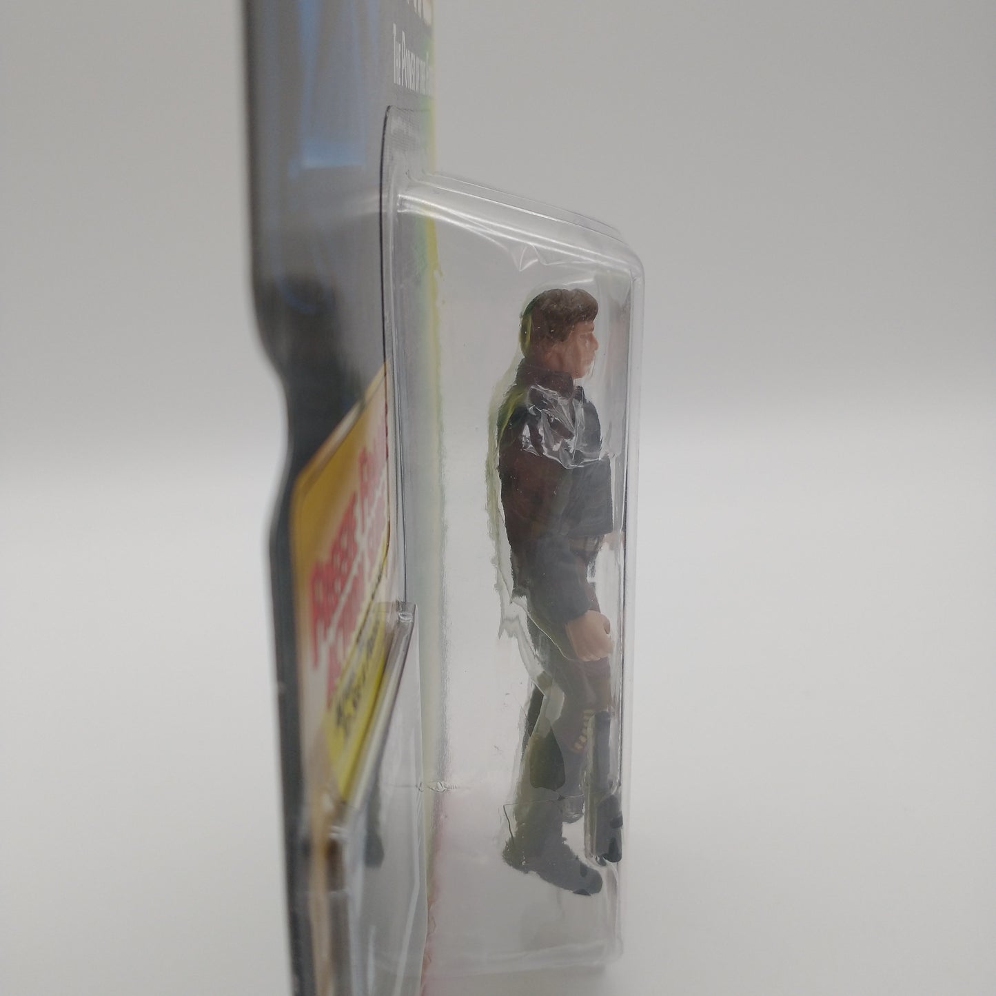A picture of the left side of the cart and bubble. The action figure is inside.