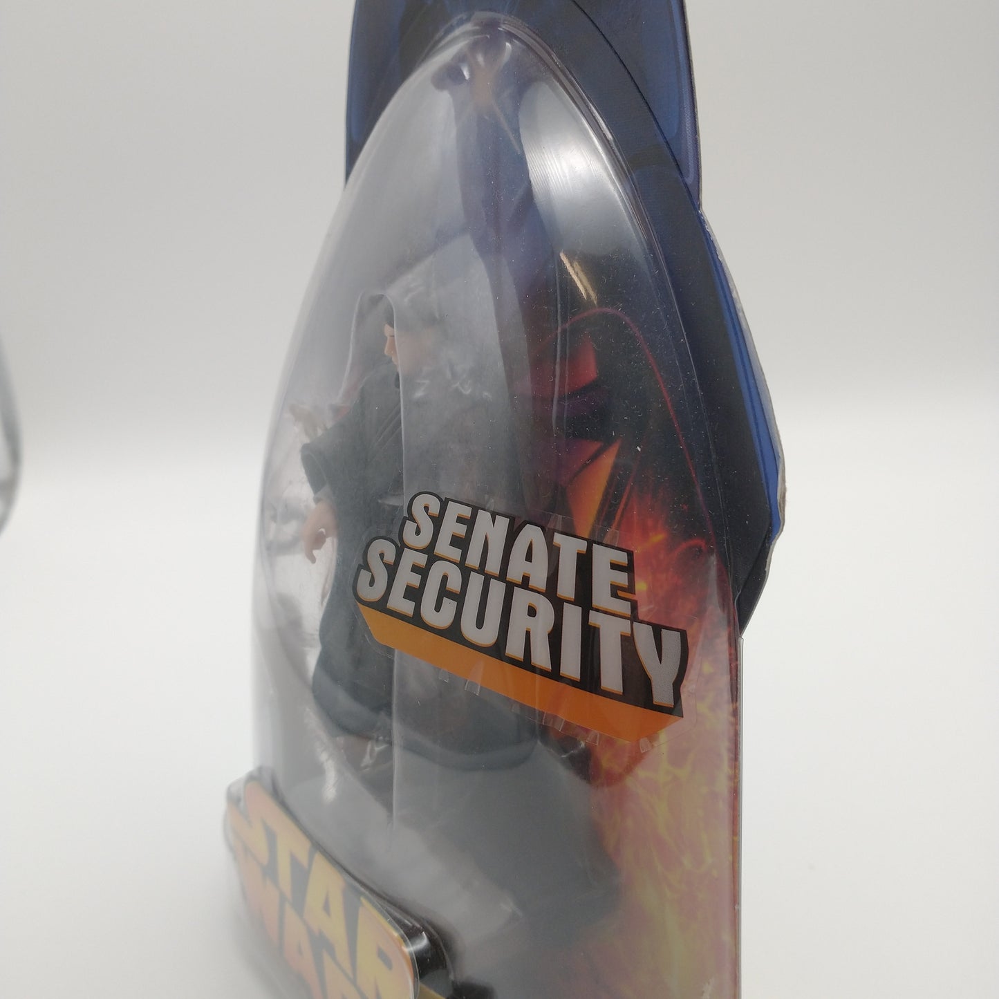 A picture of the left side of the cart and bubble. The action figure is inside.