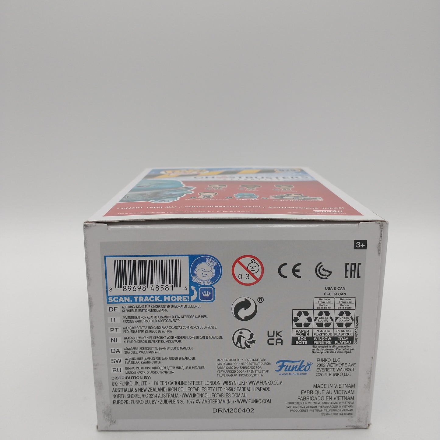 The bottom of the box
