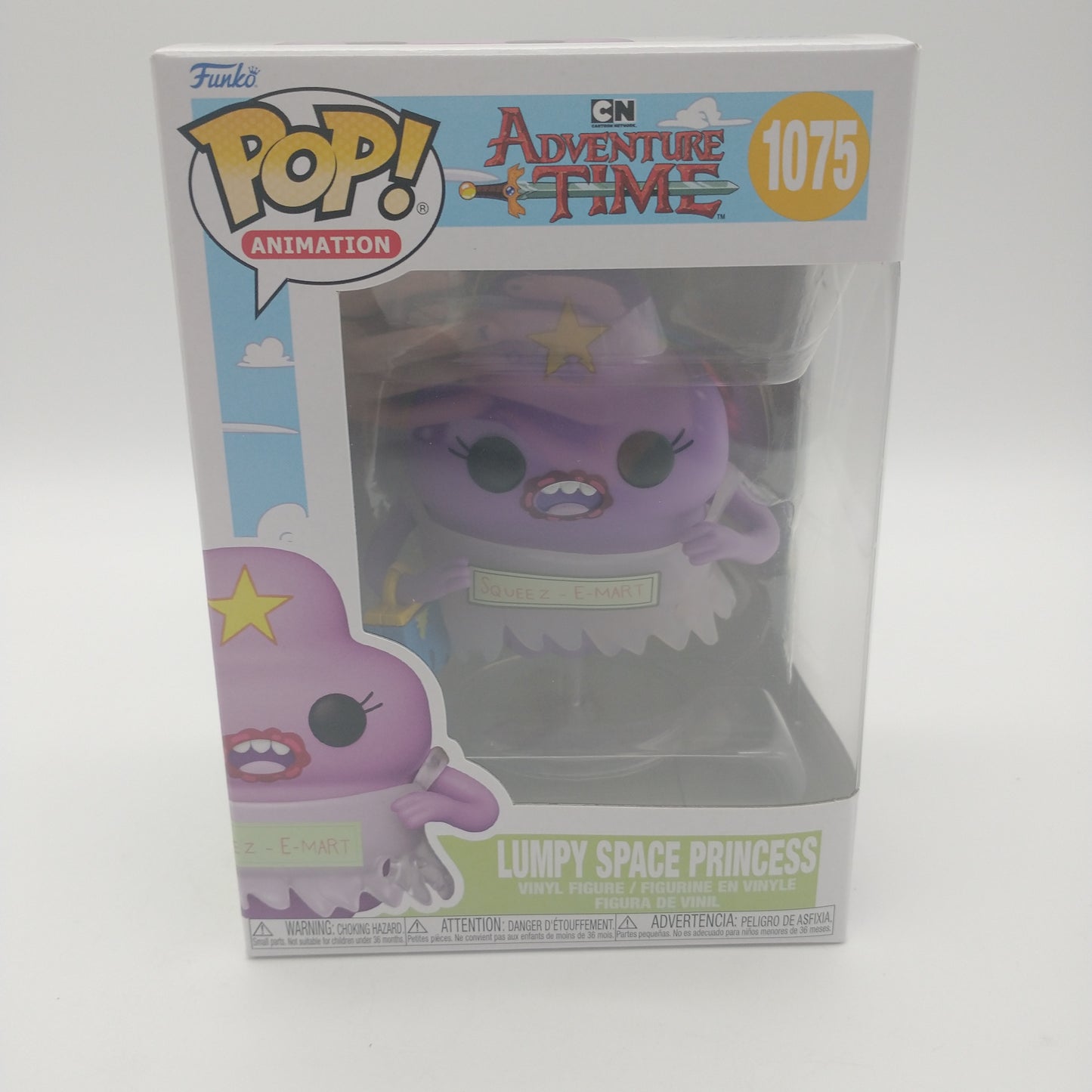 The front of th box