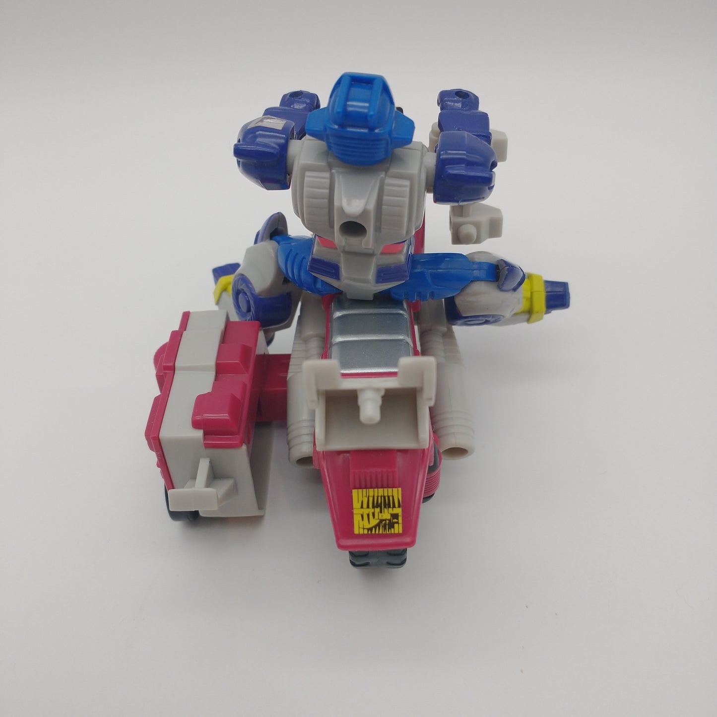 The action figure from behind