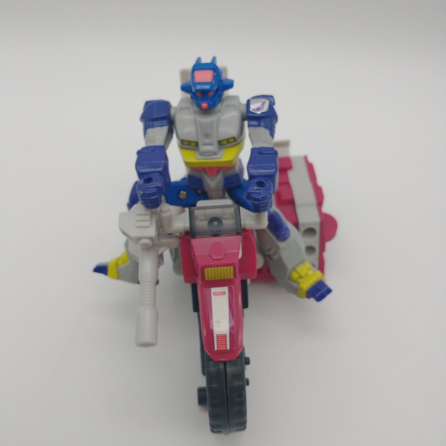 The action figure from the front