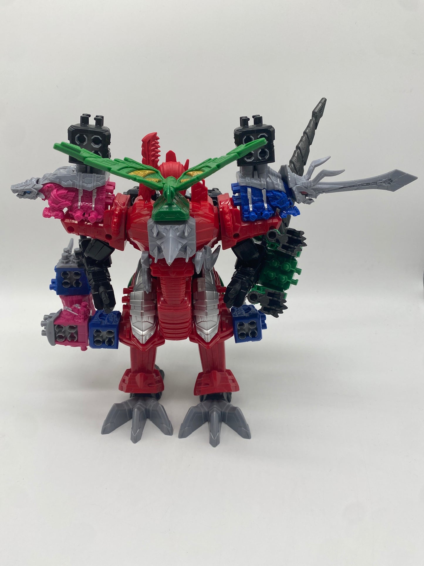 Bandai Hasbro 2002 Power Rangers Dino Fury Ryusoulger DX KishiryuOh Warrior Formation Megazord