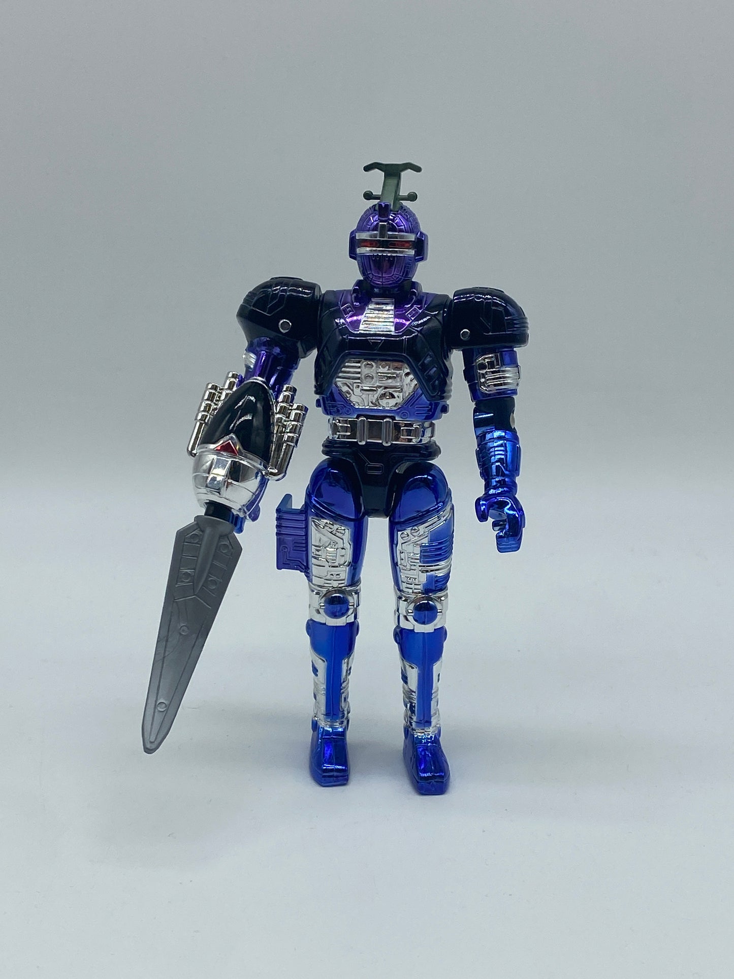 Bandai Beetleborgs 1997 Blue Stinger Action Figure