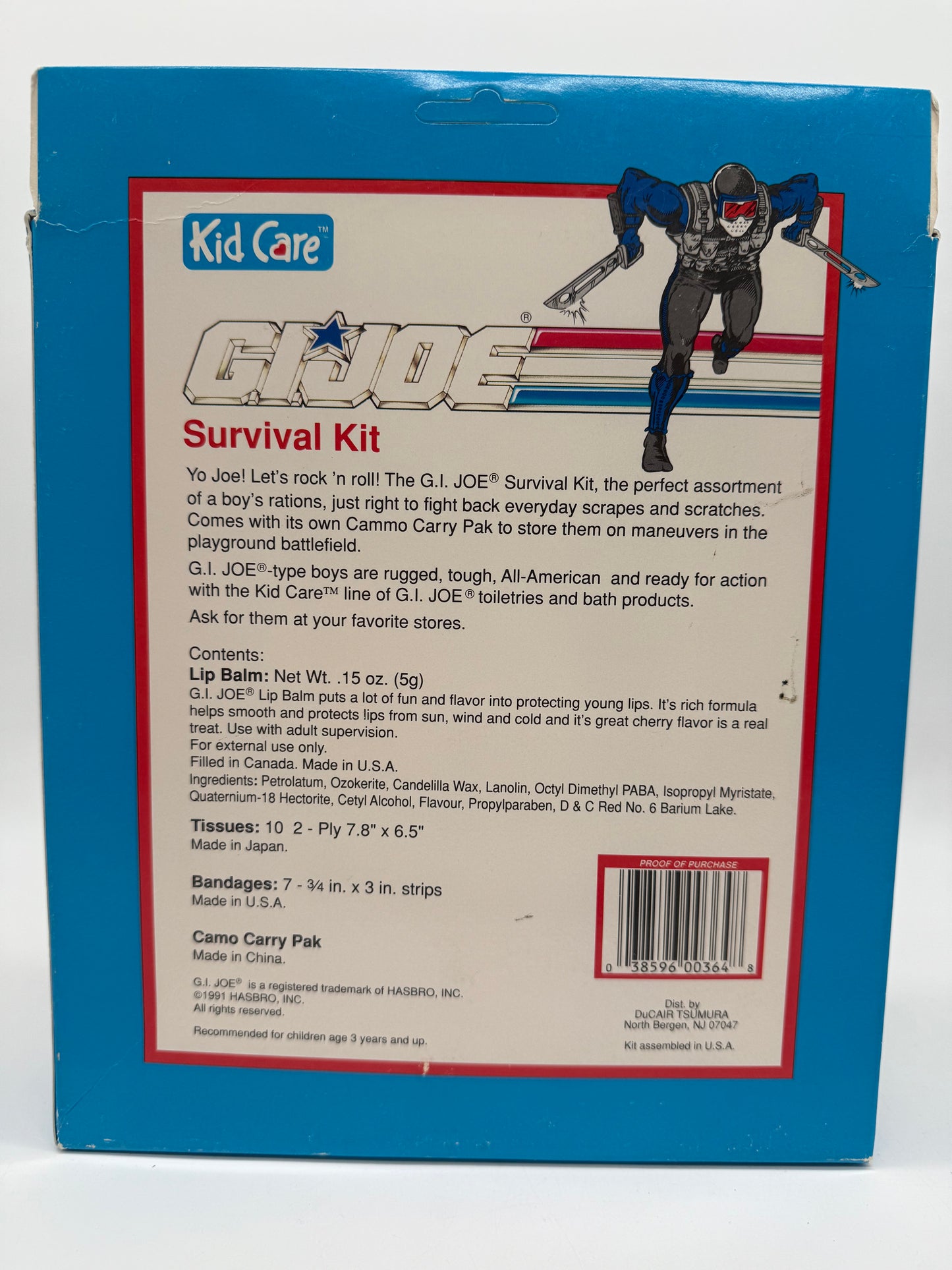 Hasbro 1991 G.I.Joe Survival Kit