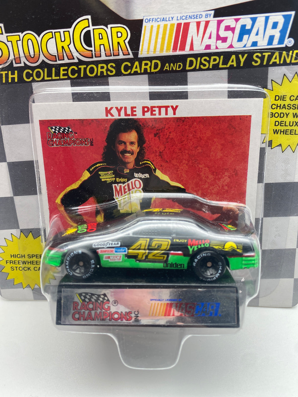 Racing Champions Nascar Stock Car 1991 Kyle Petty #42 1:64 Die-Cast Car Unpunched, photo 5 of 5