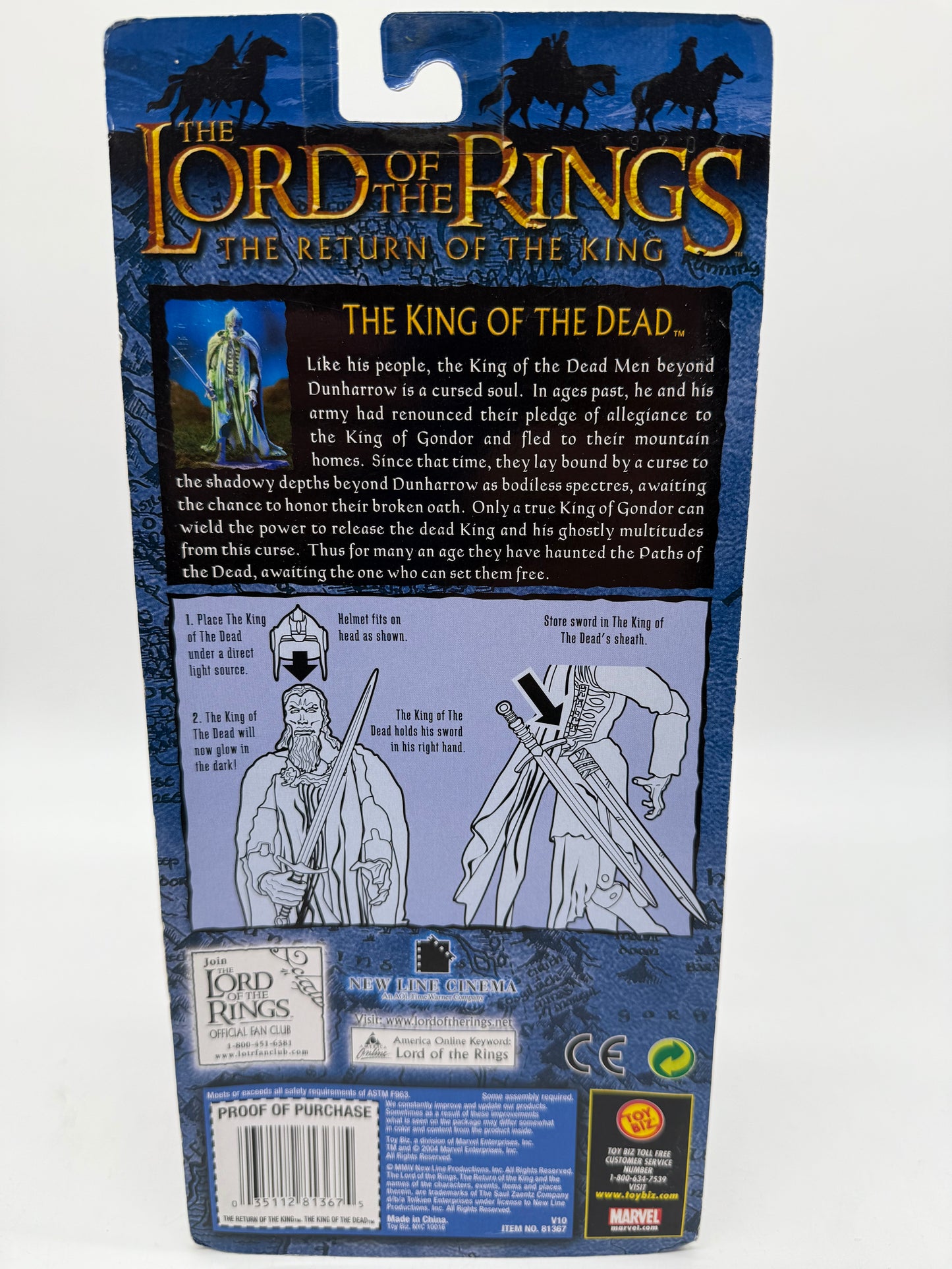 Lord Of The Rings The Return Of The King The King Of The Dead 2004 Marvel Enterprise