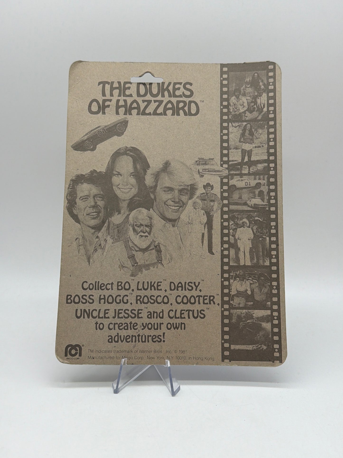 Megan Corp 1981 The Dukes of Hazzard Sheriff Rocco Coltrane 3-3/4” Action Figure