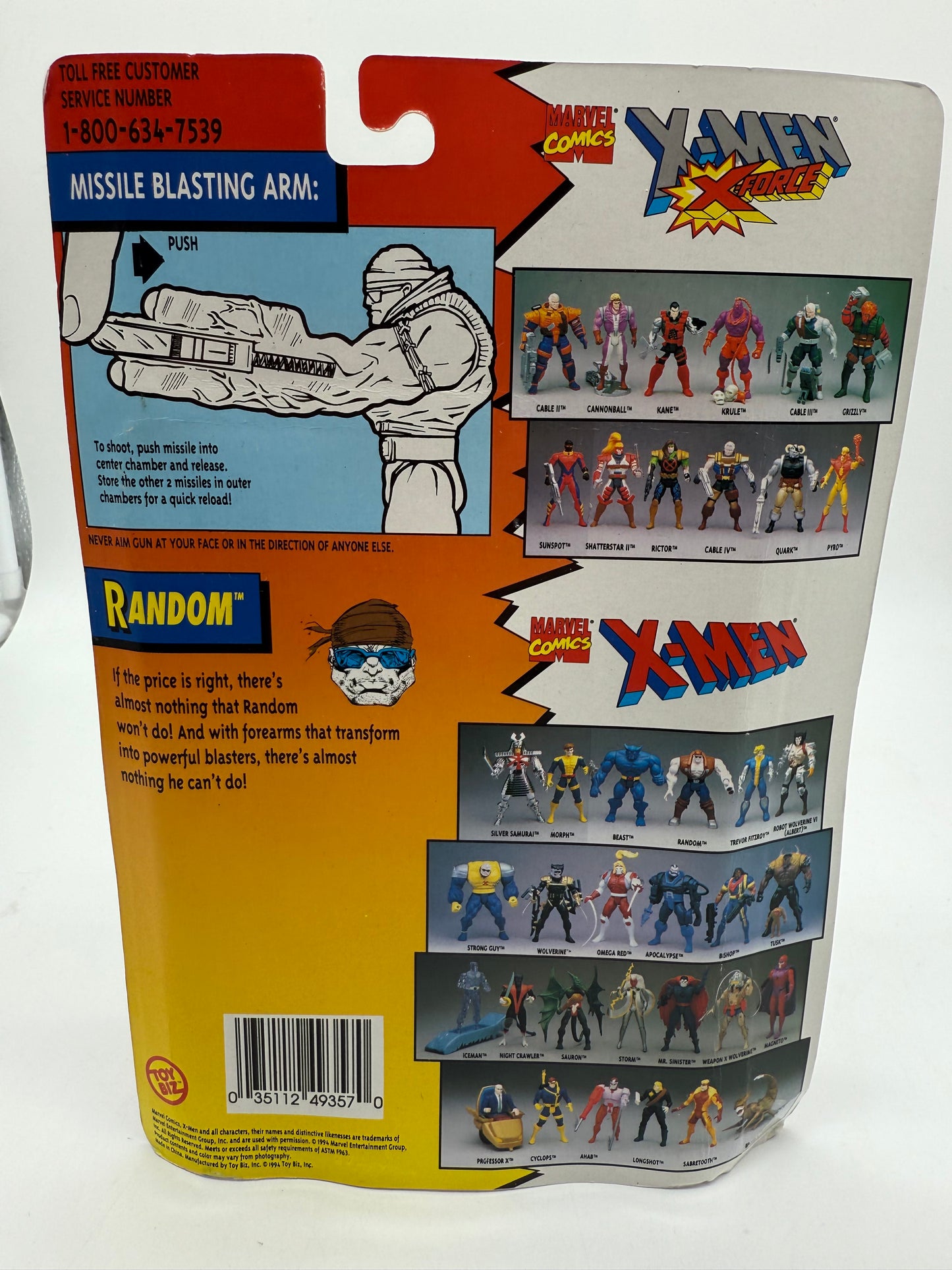 The Original Mutant Super Heroes Random 1994 Toy Biz