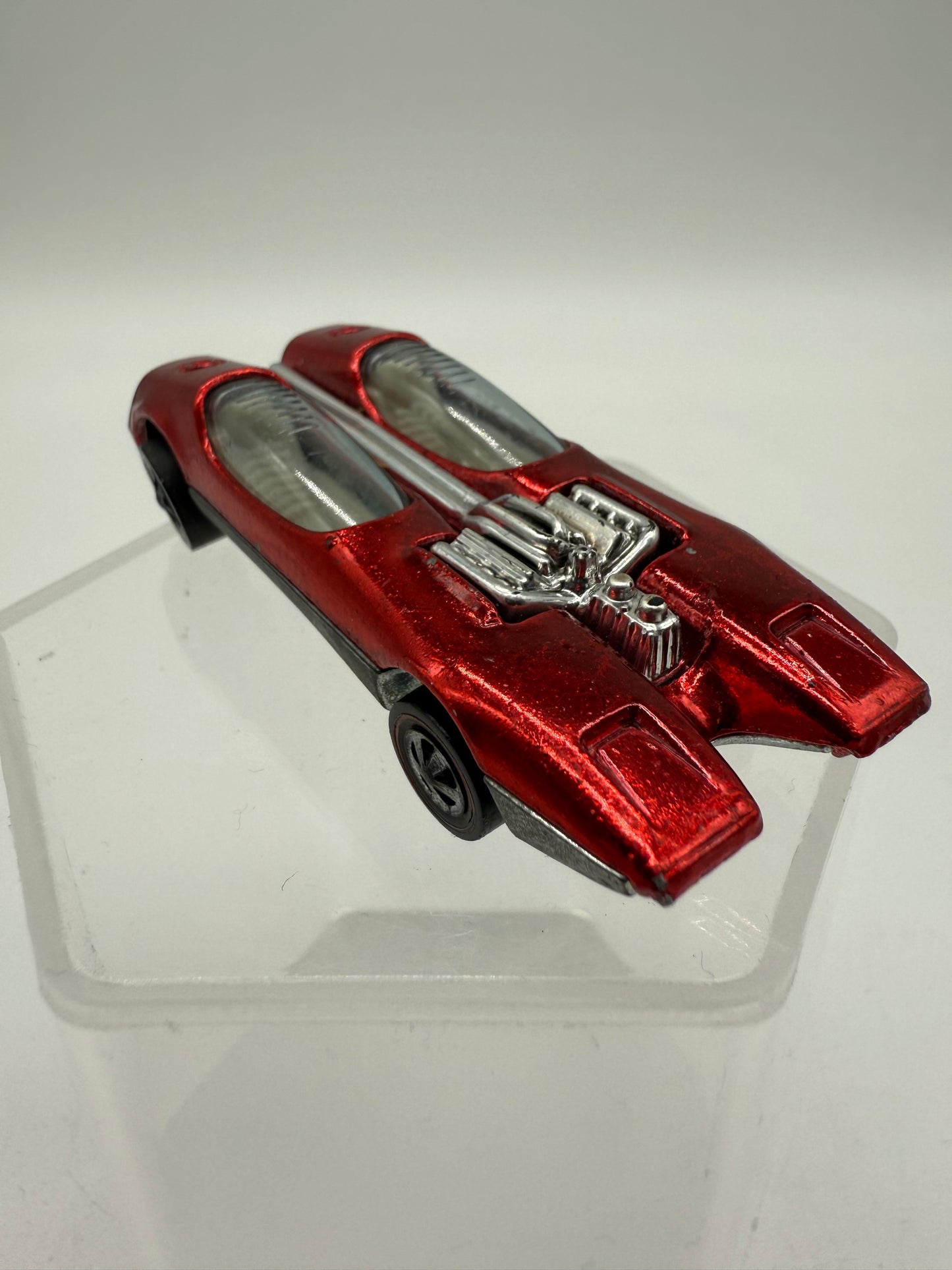 Hot Wheels Vintage 1968 Redline Splittin' Image Red Car Loose