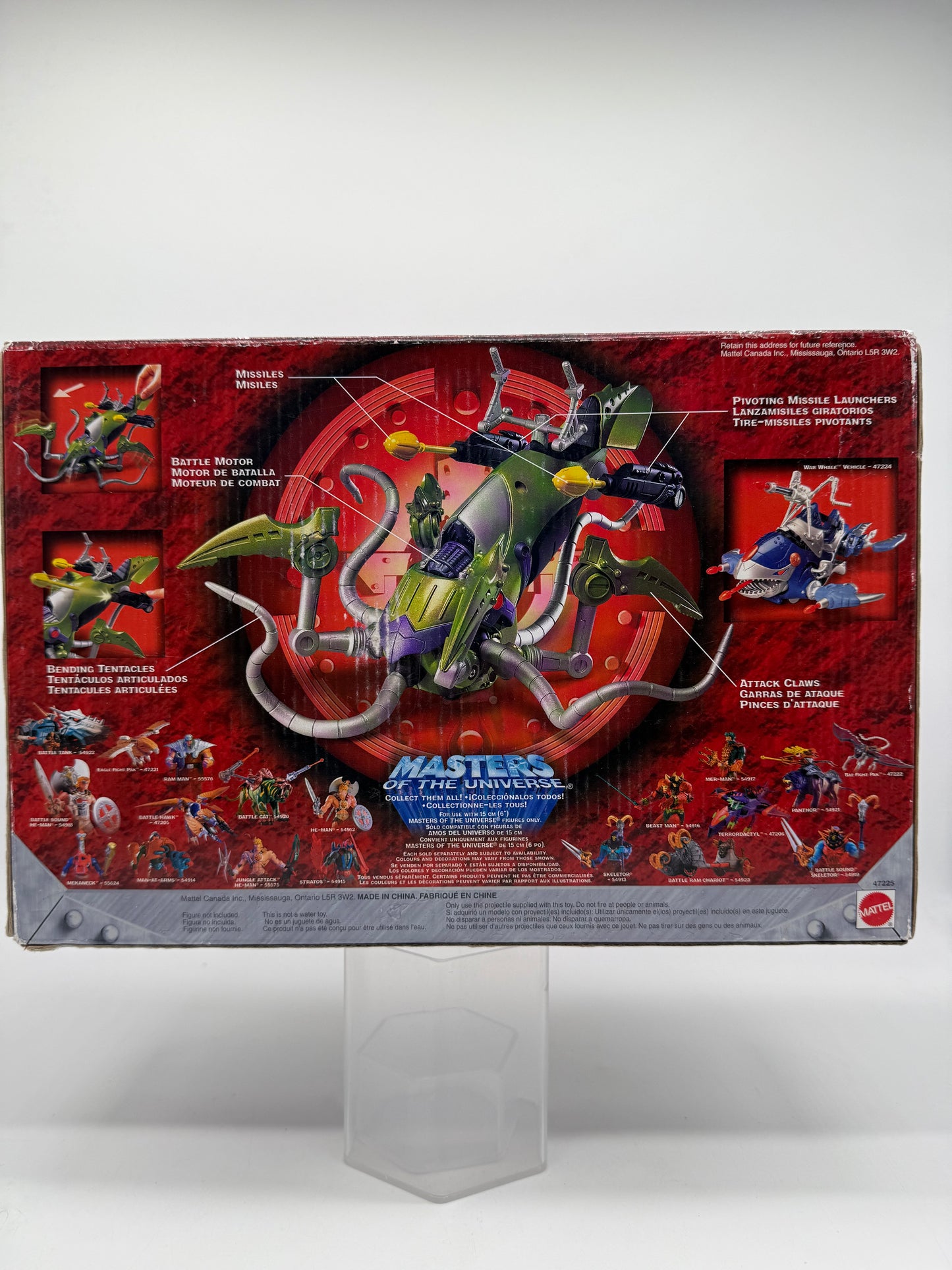 He-Man Skeletor Attack Squid Vehicle 2002 Mattel