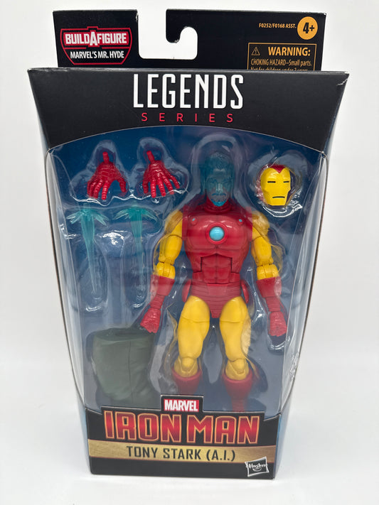 Hasbro 2021 Build A Figure Marvel’s Mr. Hyde Legends Series Marvel Iron Man Tony Stark (A.I.)