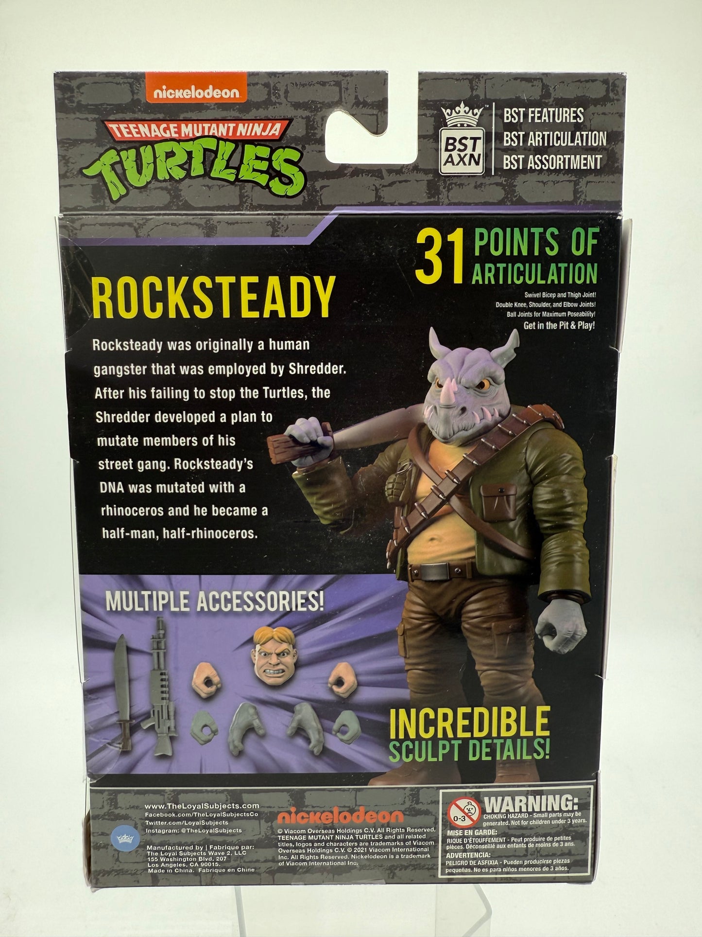 Teen Age Mutant Ninja Turtles Rocksteady 2021 Viacom