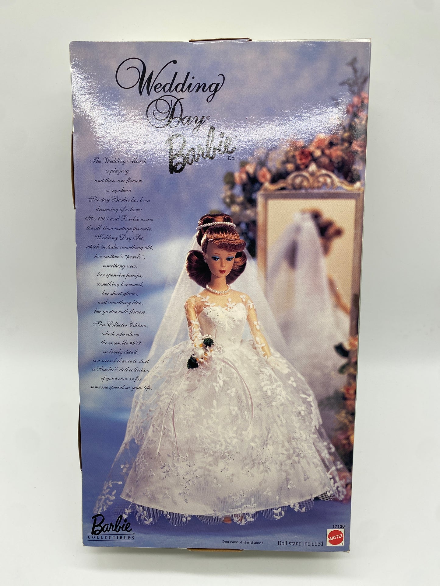 Mattel 1996 Collector Edition Barbie 1961 Fashion and Doll Reproduction Wedding Day Barbie