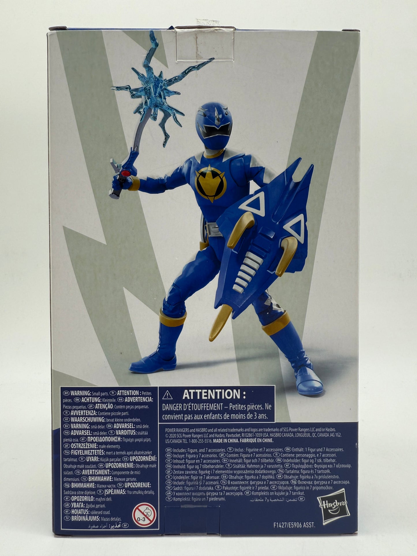 Power Rangers Lightning Dino Thunder Blue Ranger 2020 Hasbro