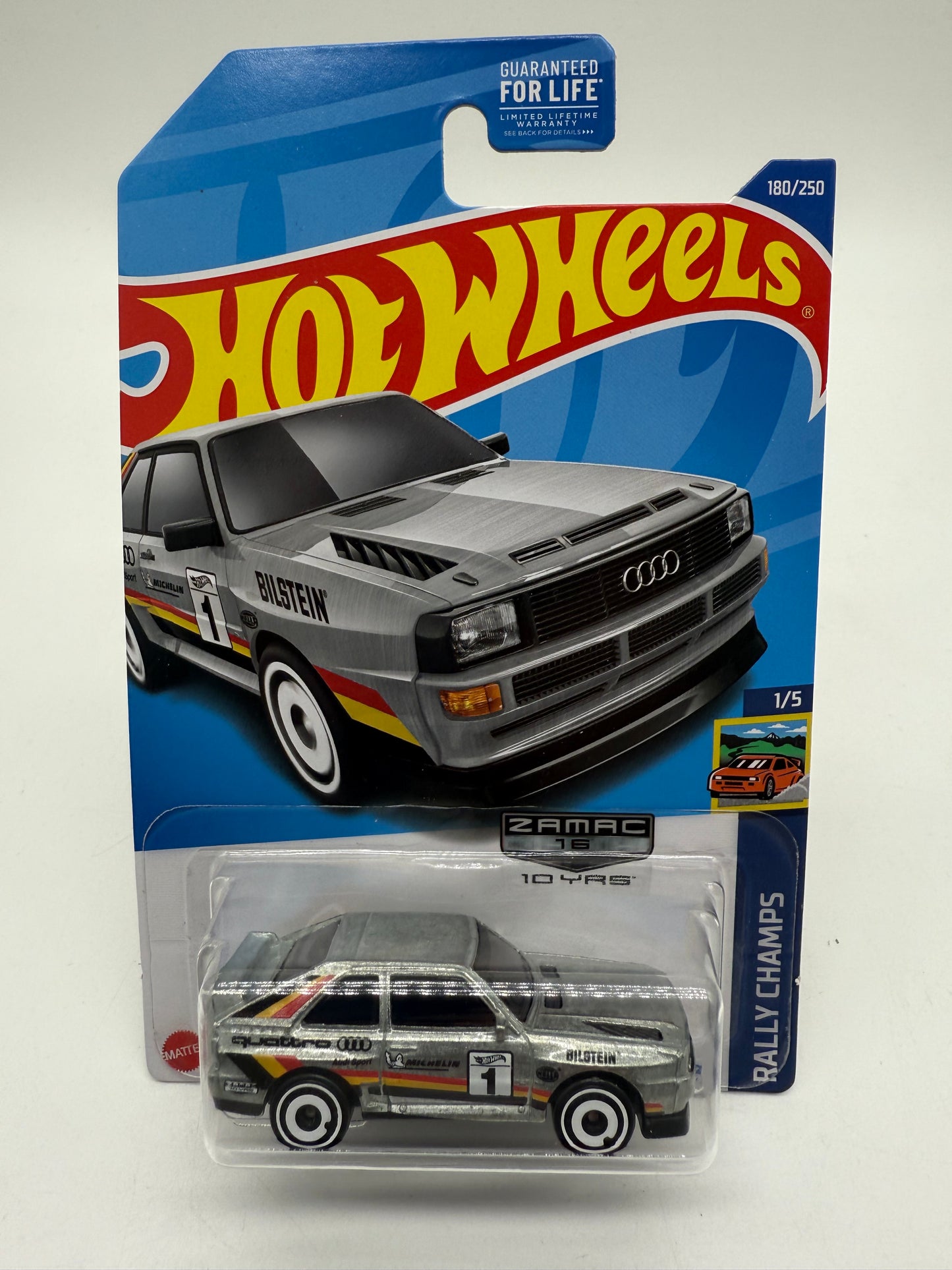 Hot Wheels ZAMAC '84 Audi Sport Quattro 2021 Mattel