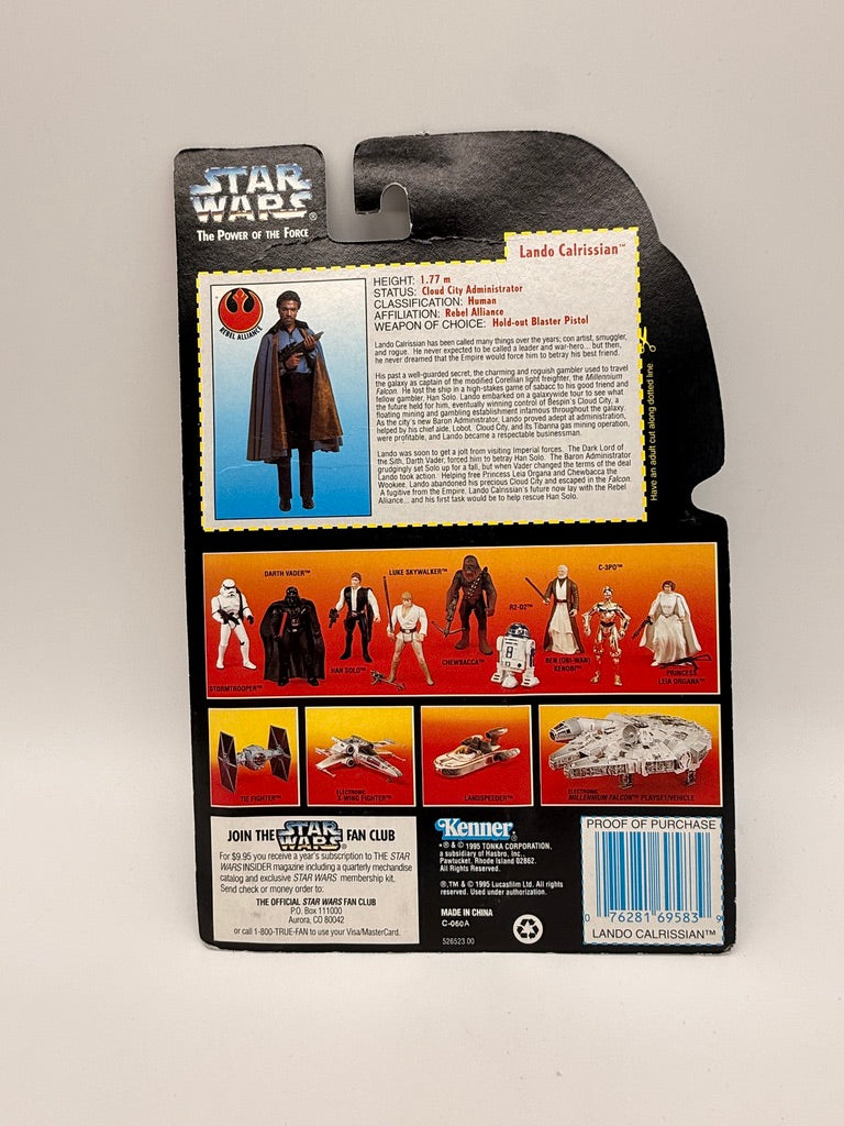 Kenner 1995 Star Wars The Power of the Force Lando Calrissian