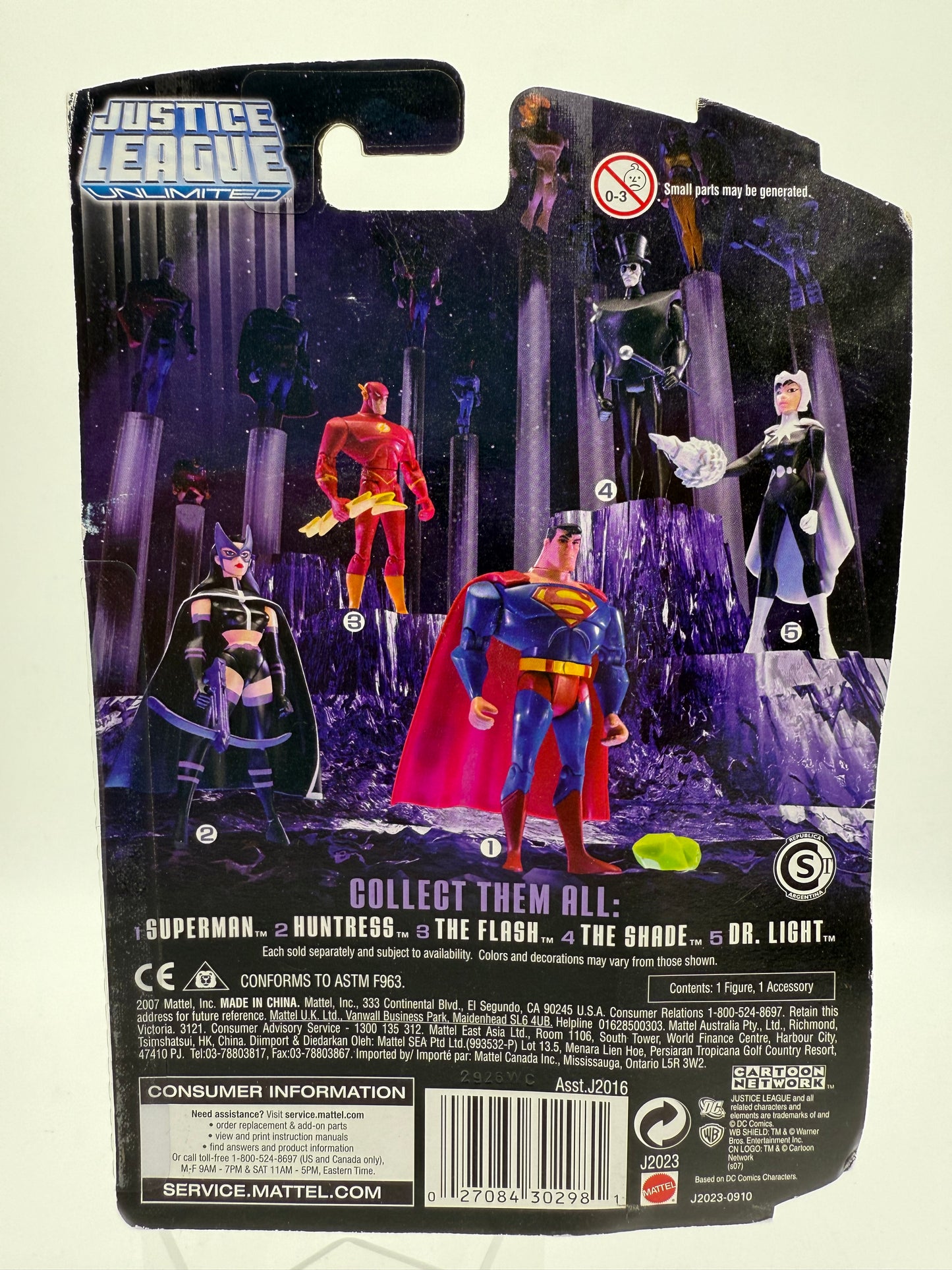 DC Justice League Unltimited Steel 2007 Mattel