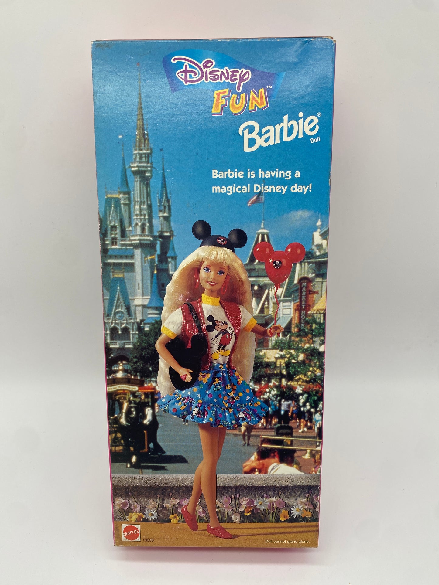 Mattel 1995 Barbie Doll Disney Exclusive Disney Fun Barbie Third Edition