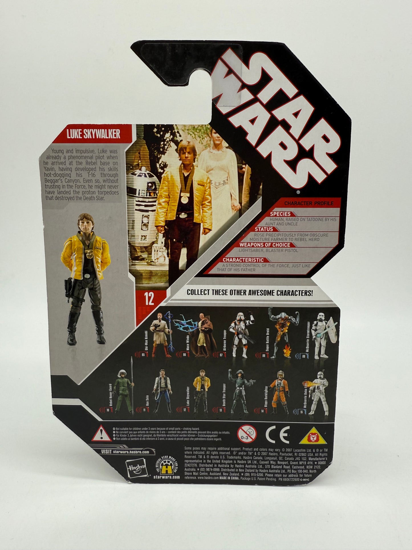 Star Wars Luke Skywalker 2007 Hasbro