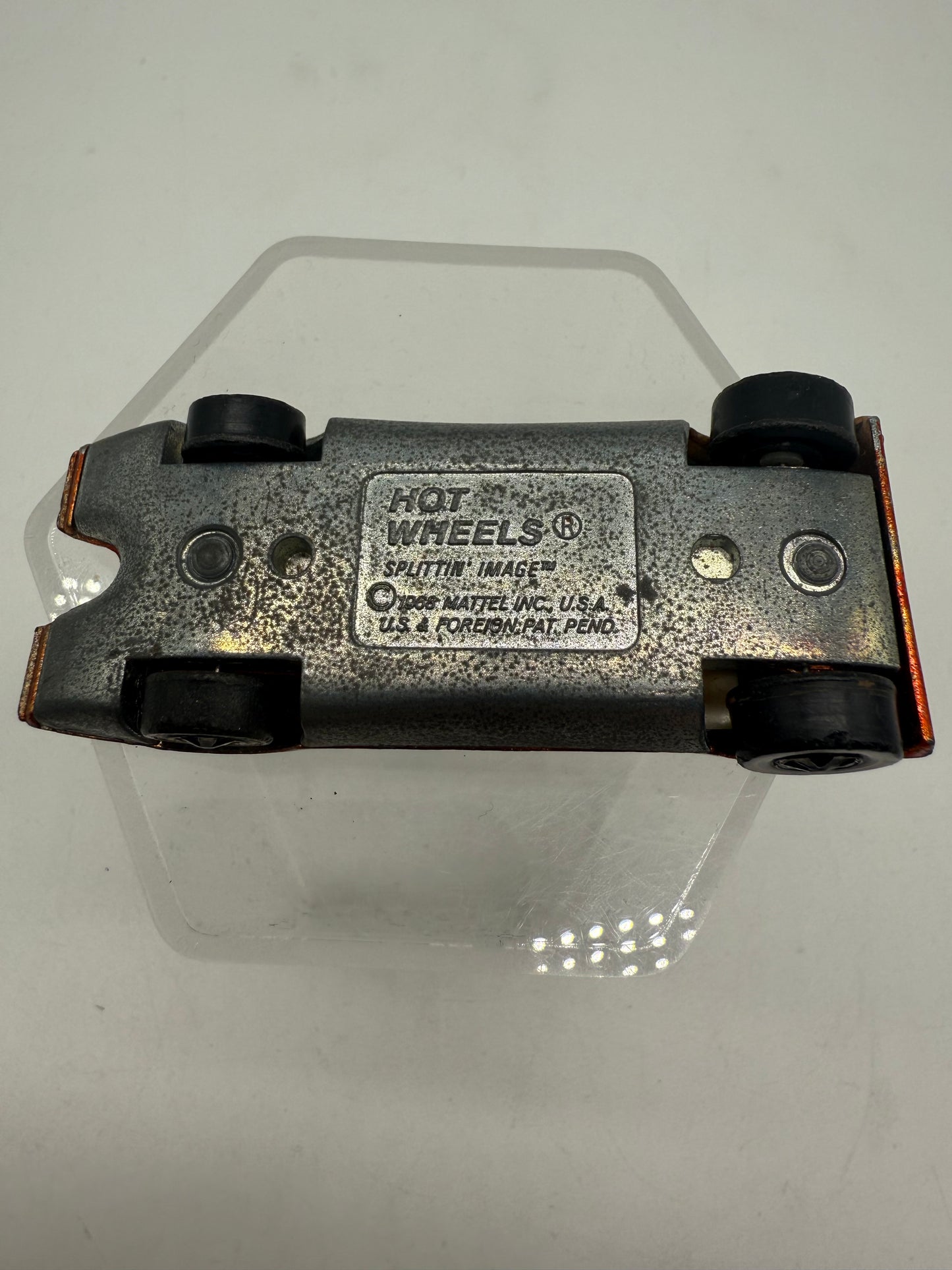 Hot Wheels Vintage 1968 Redline Splittin' Image (Orange) 1968 Mattel