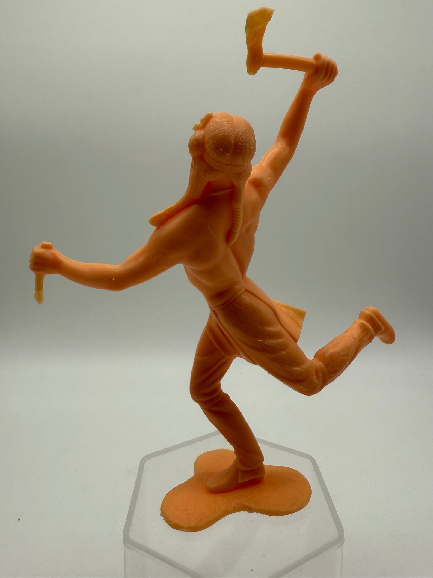 Louis Marx Vintage Plastic Native American Warrior 1960s