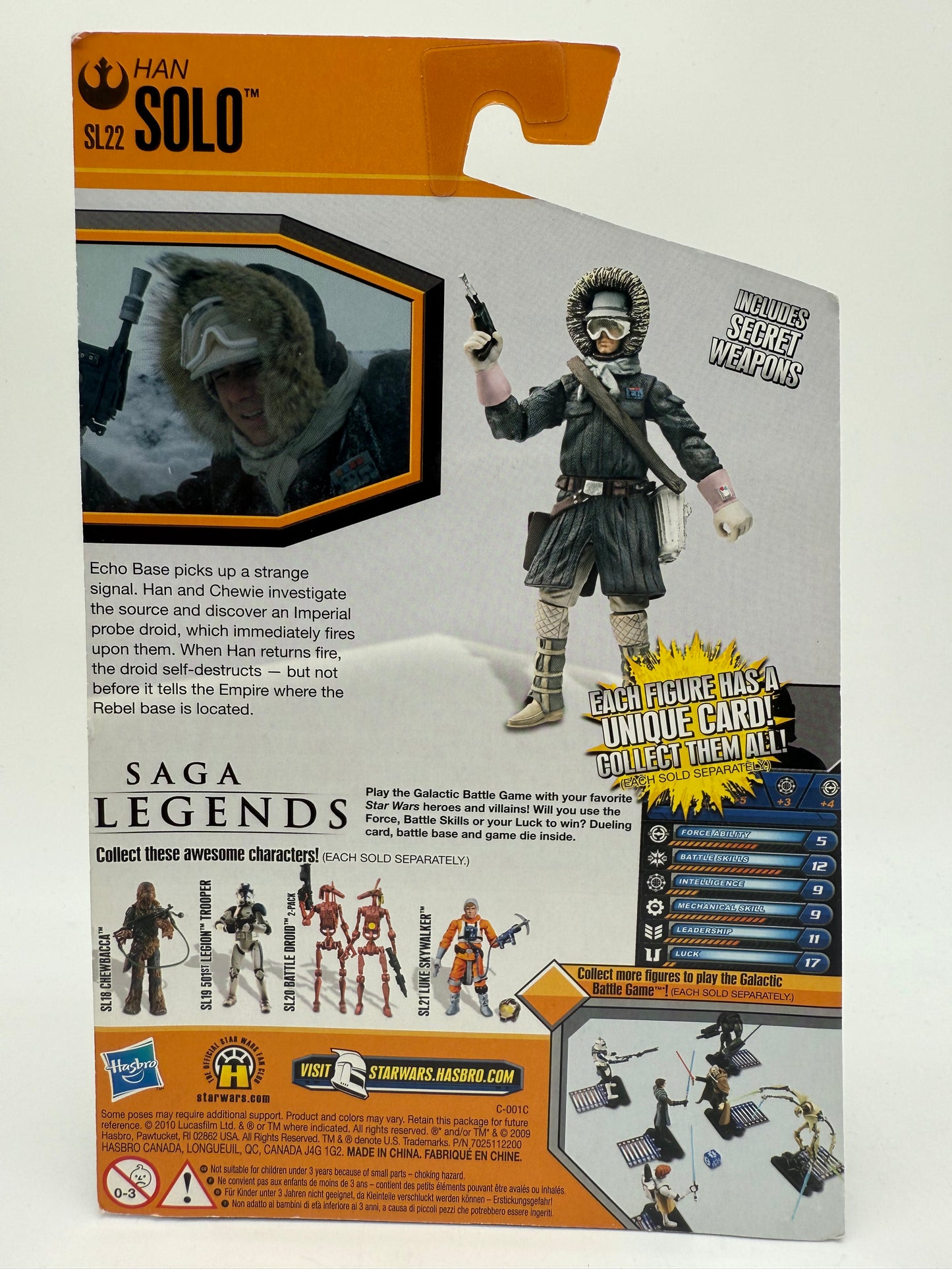 Hasbro 2010 Star Wars Sage Legends Han Solo SL22