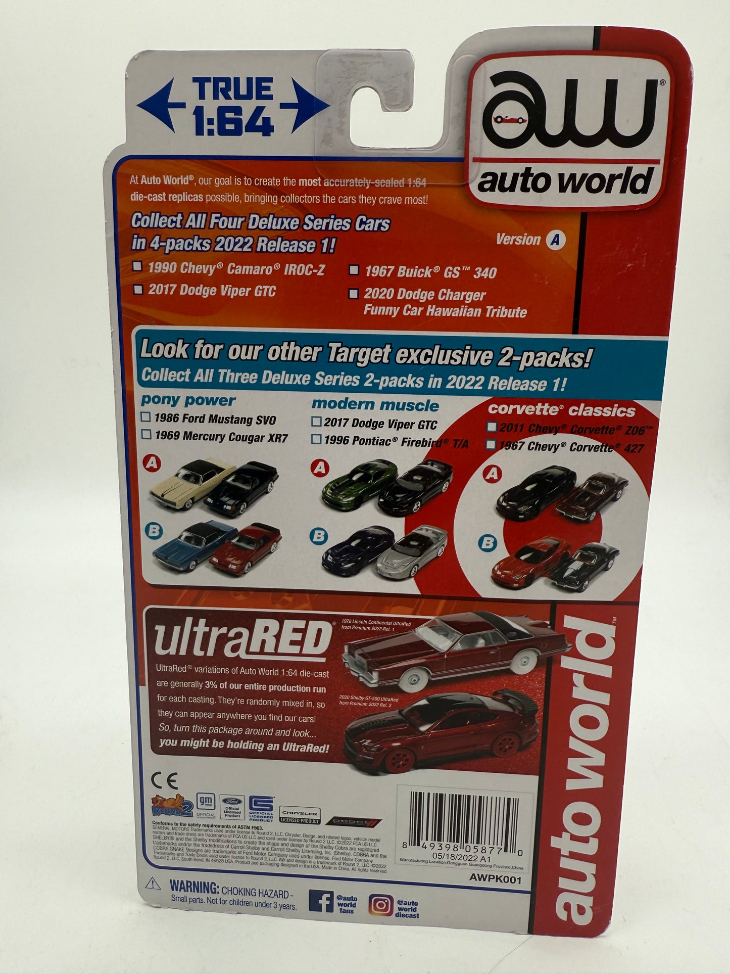 Auto World Deluxe 4-Pack 2022 FCA US