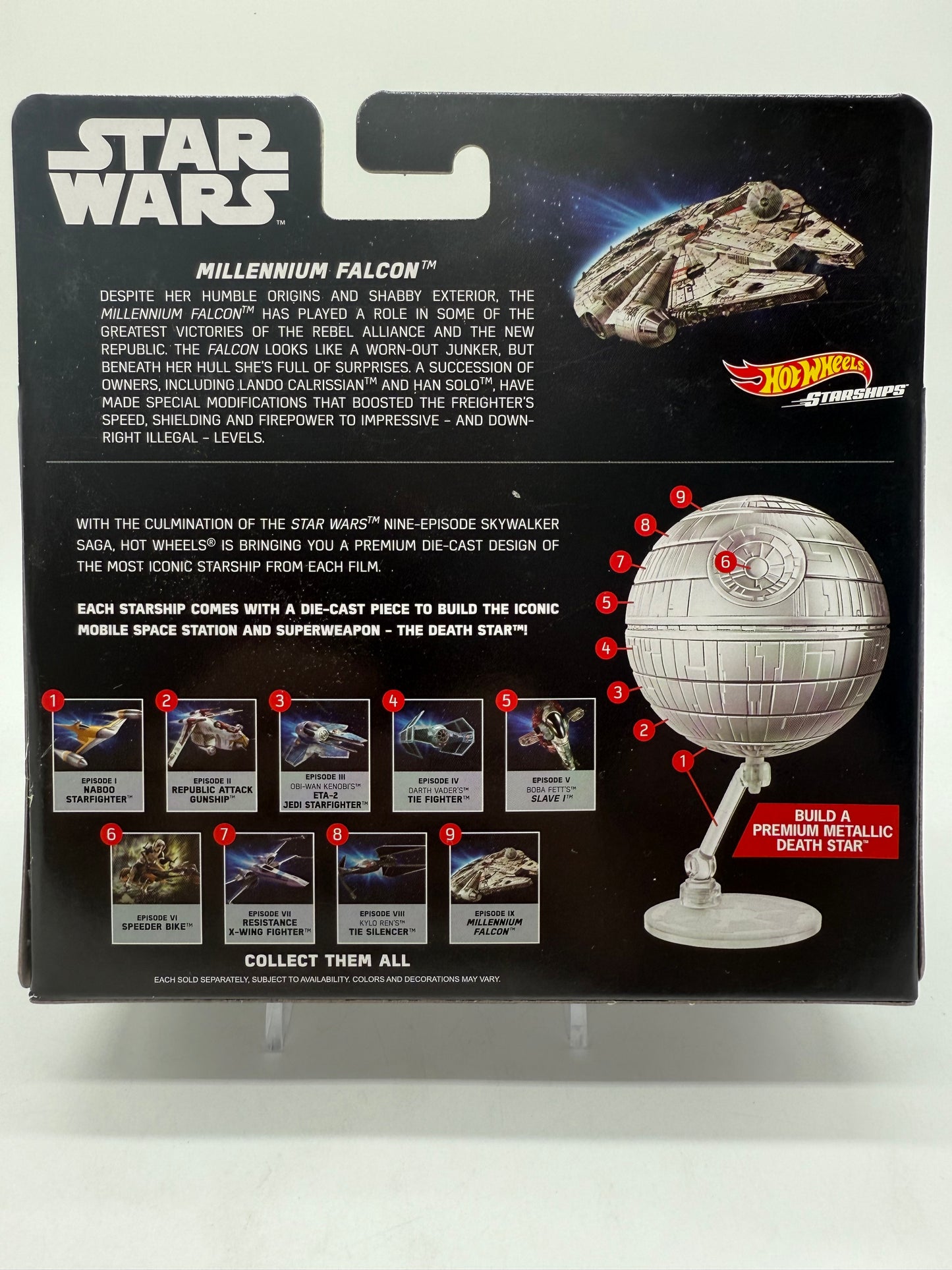 Mattel 2018 Hot Wheels Star Wars Episode IX Millennium Falcon