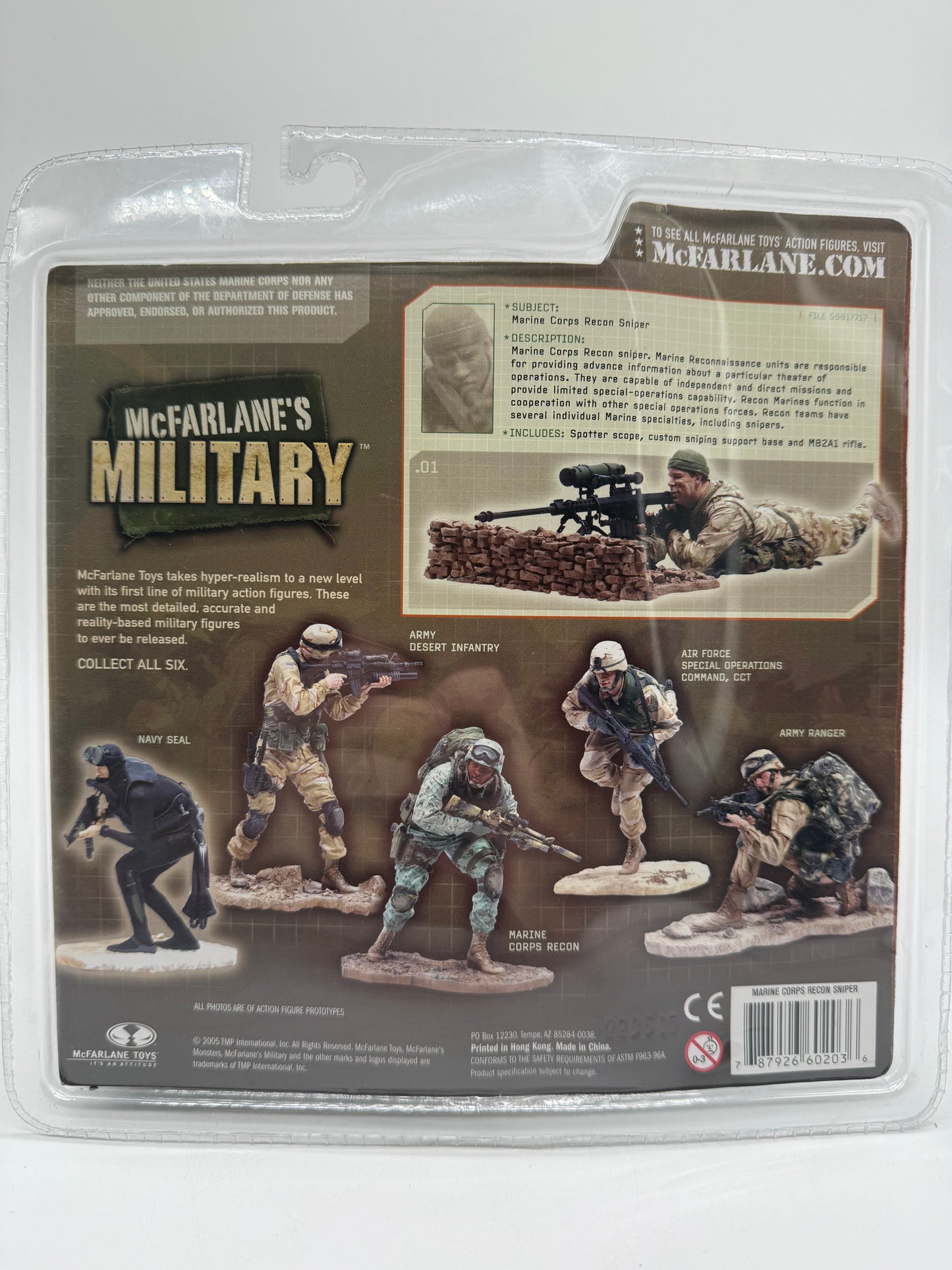 McFarlane Toys 2005 McFarlane Military Marine Corps Recon Sniper