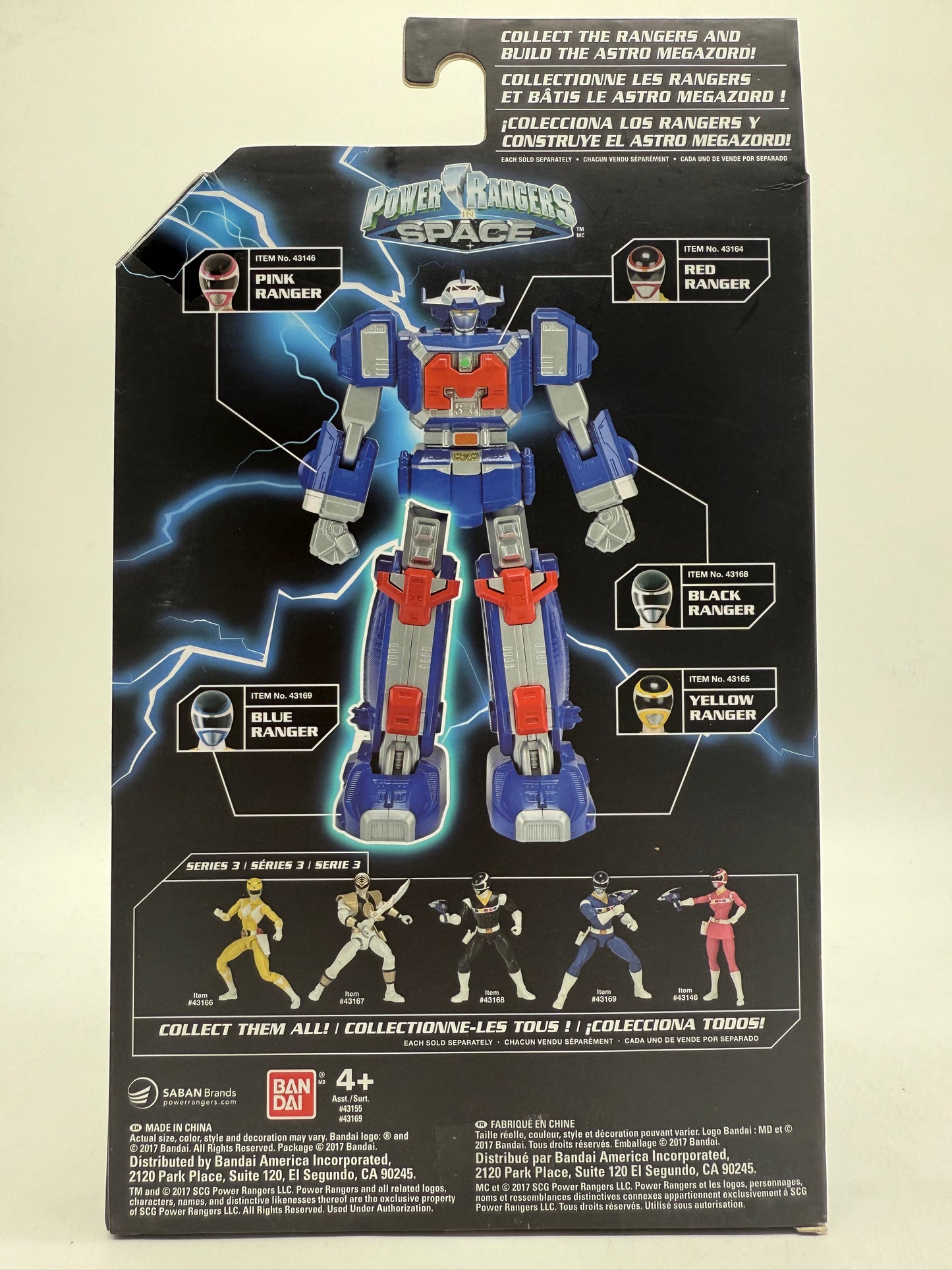 Saban's Power Rangers Space Blue Ranger 2017 Bandai